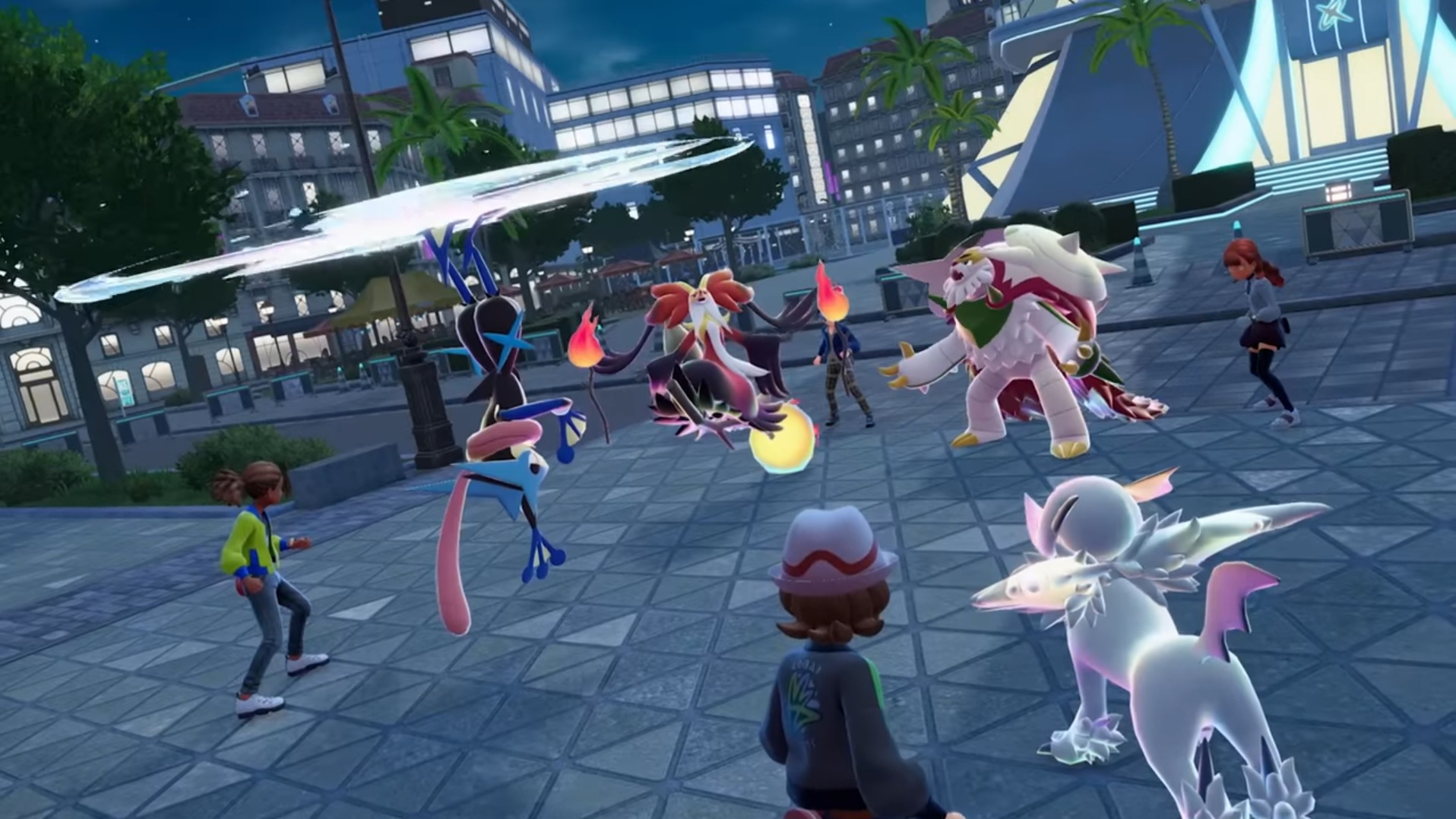 Mega Kalos Starters in Pokemon Legends Z-A (Image via Nintendo/The Pokemon Company)