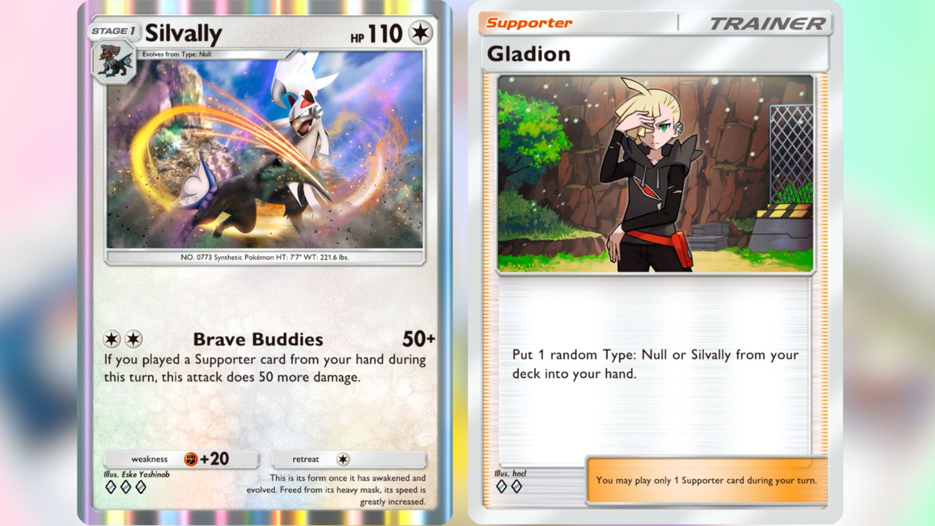 Silvally and Gladion (Image via TPC)