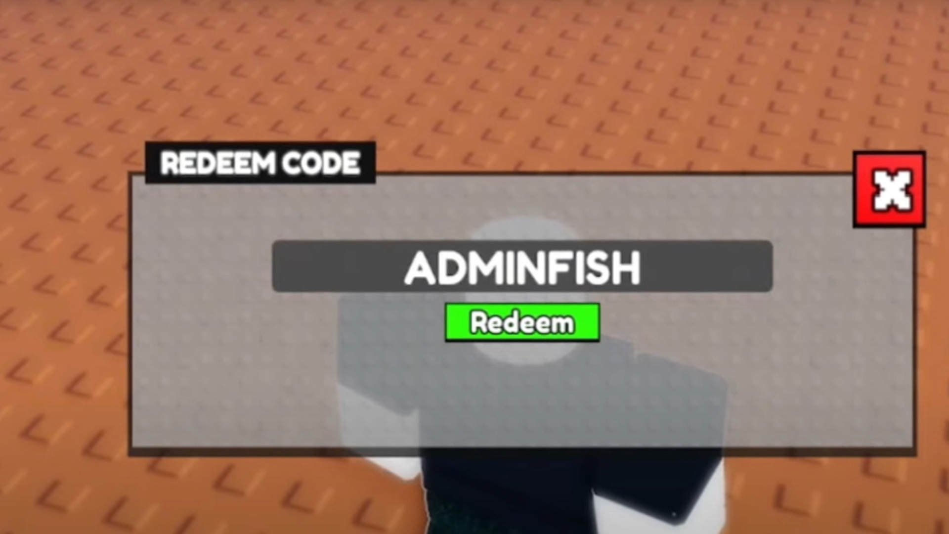 Simply type in the code and click on Redeem