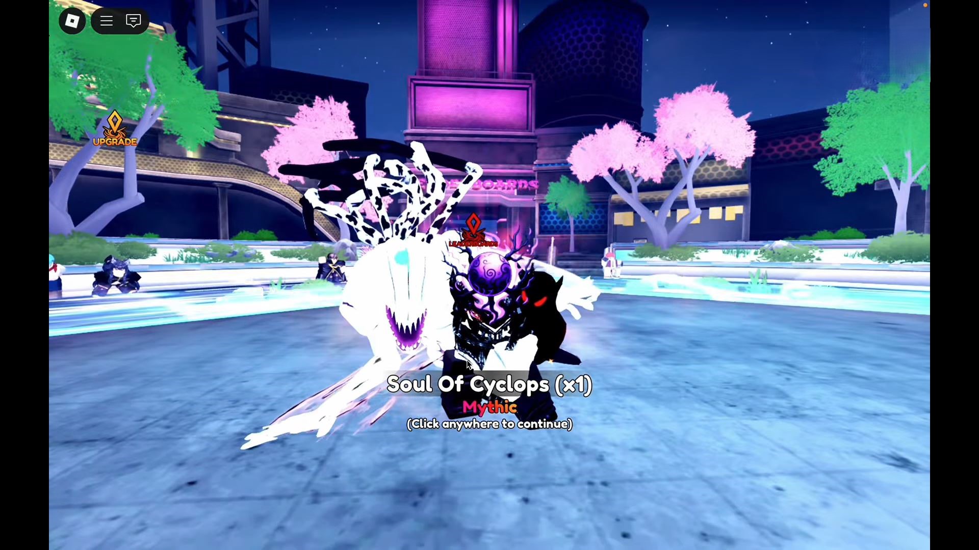 Soul of Cyclops in Anime Rangers X (Image via Roblox Corporation)