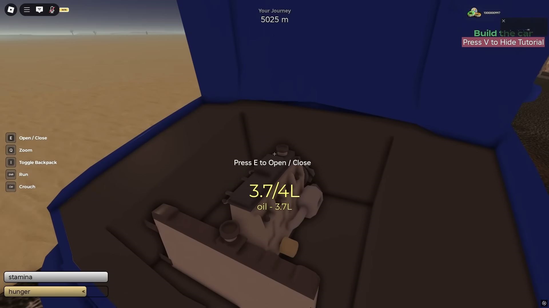Stallion engine (Image via Roblox Corporation)
