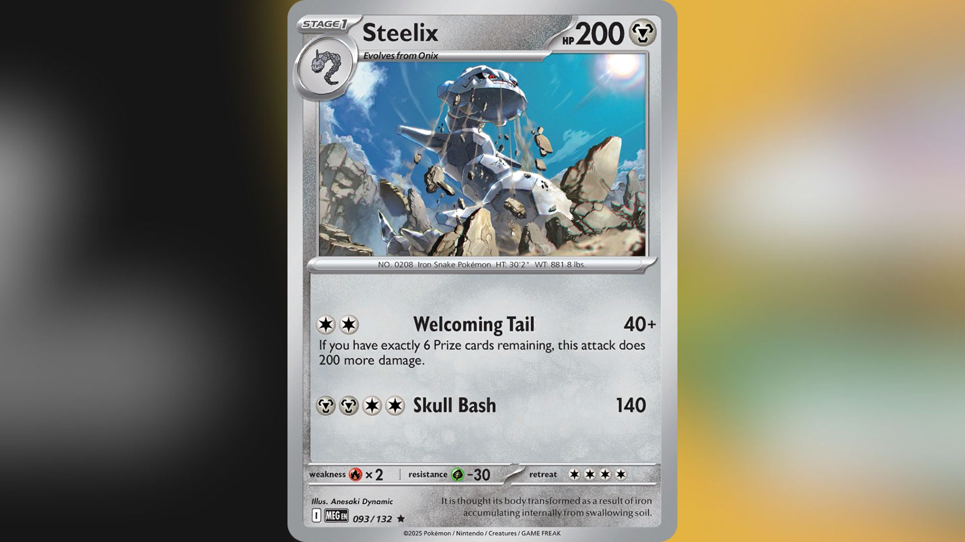 Steelix from Mega Evolution (Image via TPC)