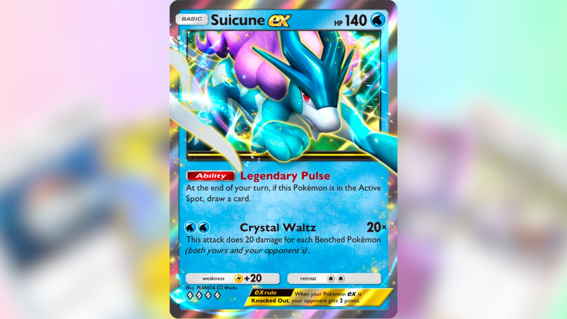 Suicune ex (Image via TPC)