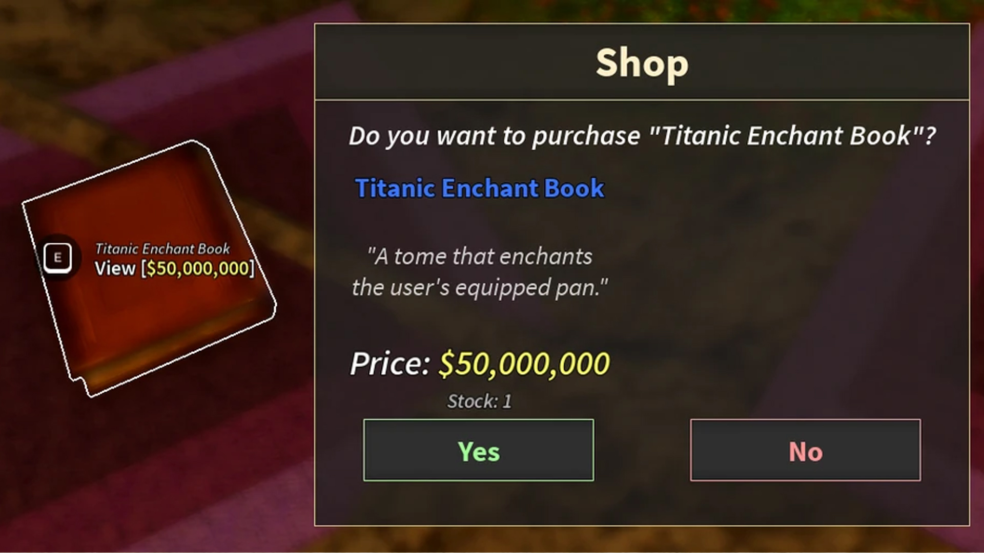 The Enchant Book (Image via Roblox Corporation)