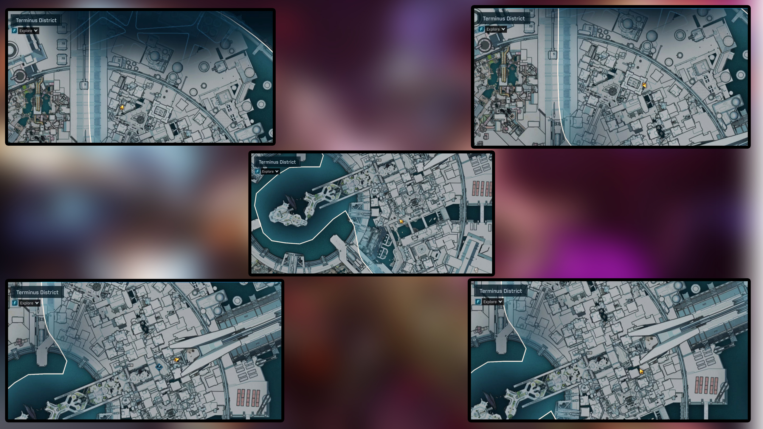Terminus District all 5 burrito locations in Borderlands 4 (Image via 2K)