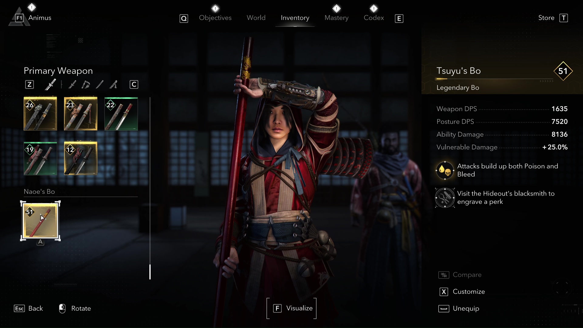 The Bo Staff is a new weapon for Naoe in Assassin's Creed Shadows Claws of Awaji DLC.