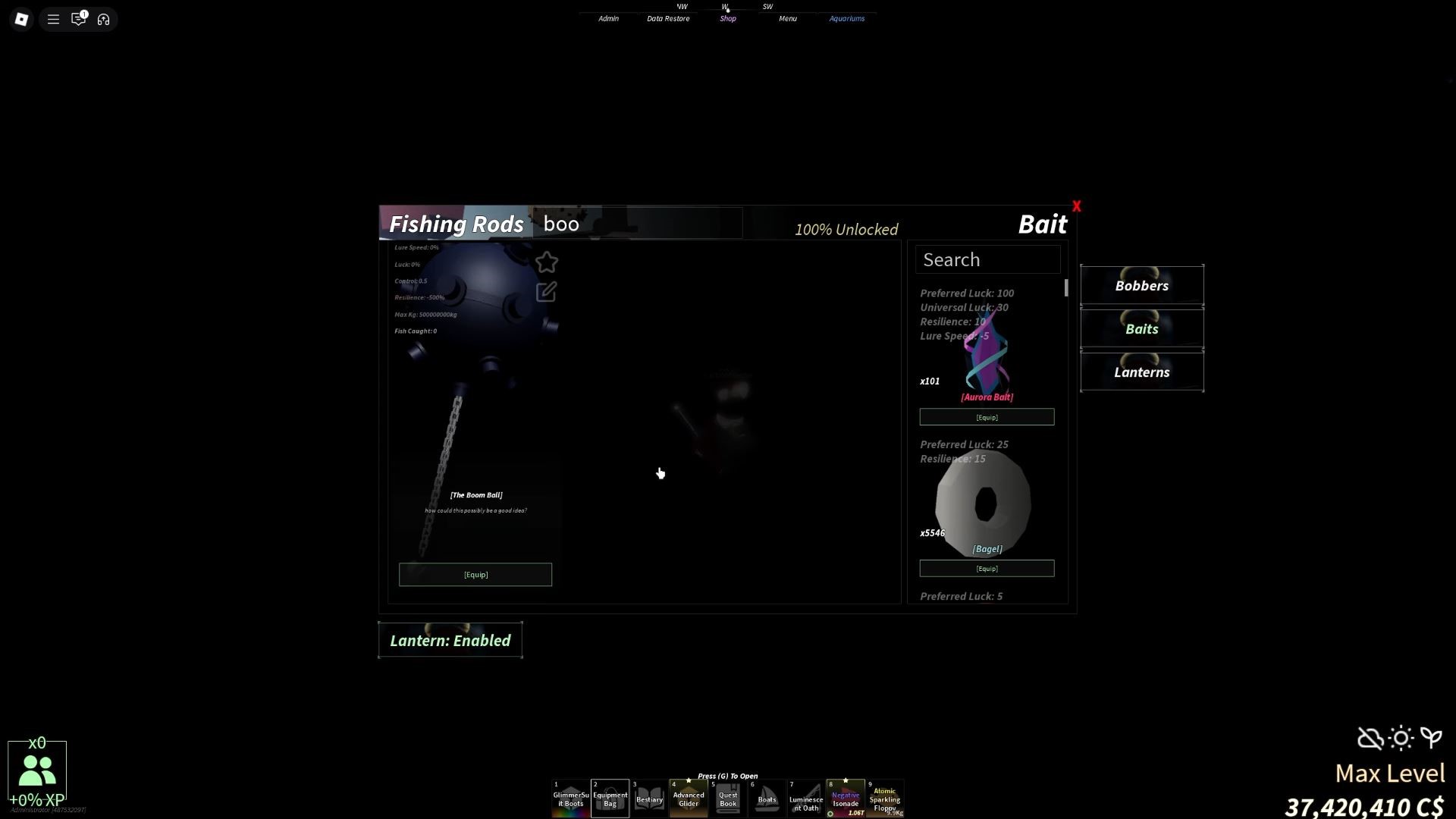 The Boom Ball Rod (Image via Roblox Corporation)
