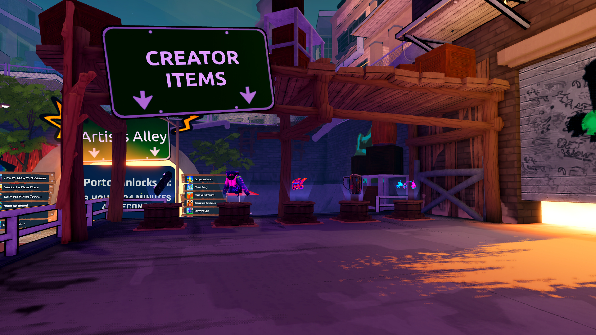 The Takeover Creator Items (Image via Roblox Corporation)