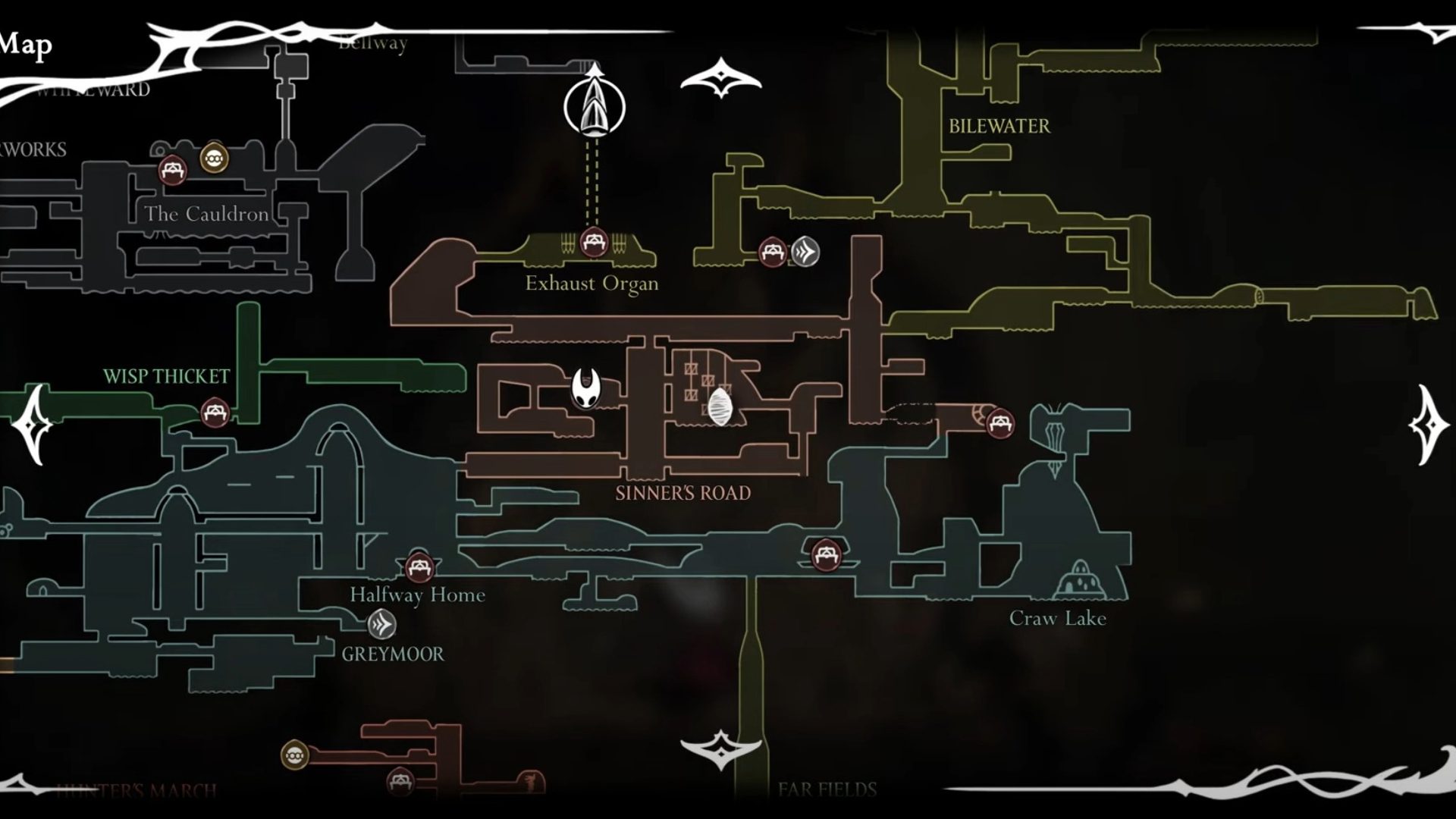 The boss fight is in Sinner's Road
