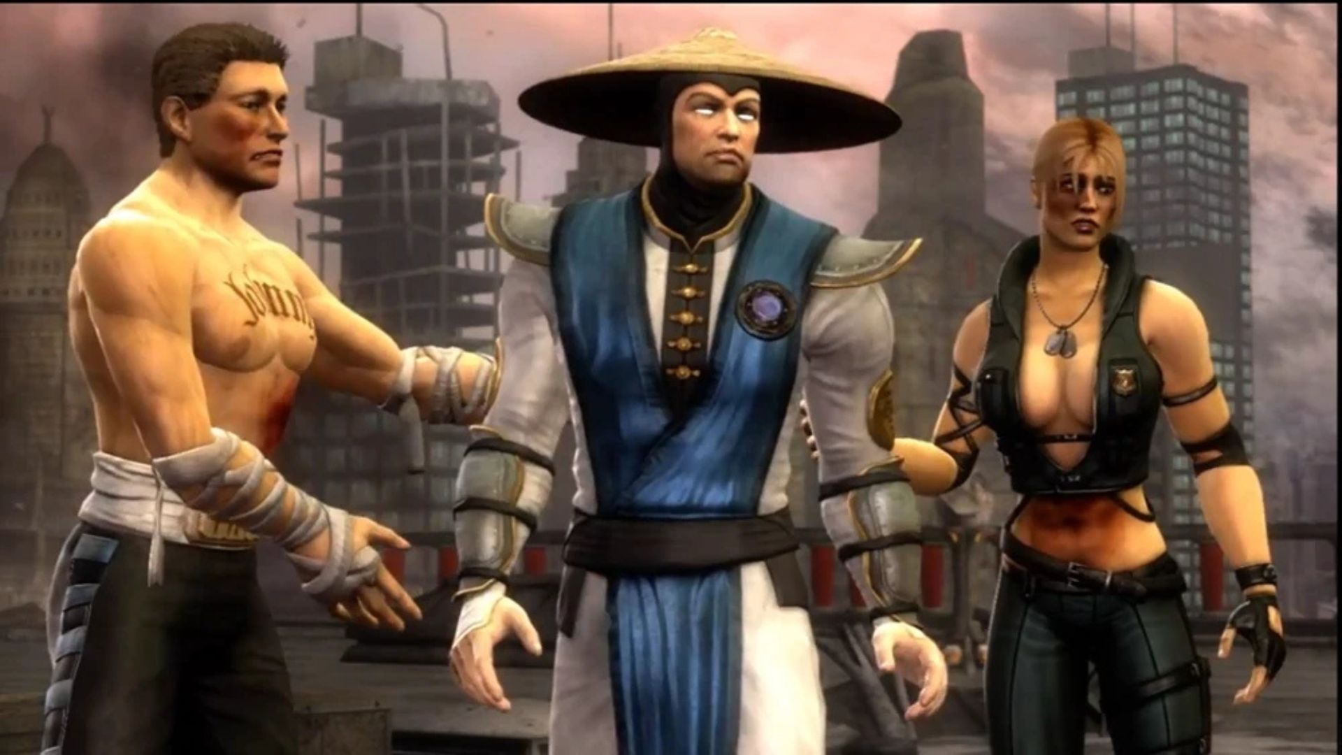 The sole survivors of Earthrealm after MK9 (Image via Netherrealm Studios)