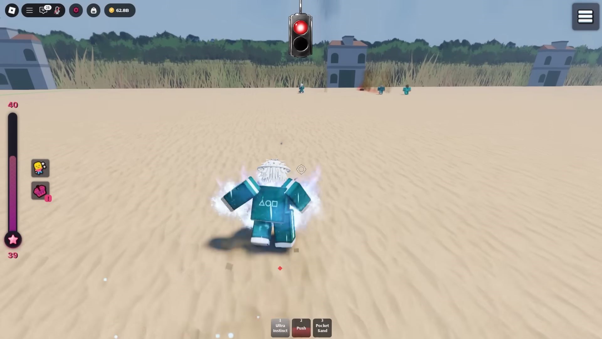 Ultra Instinct Power in ink game (Image via Roblox Corporation)