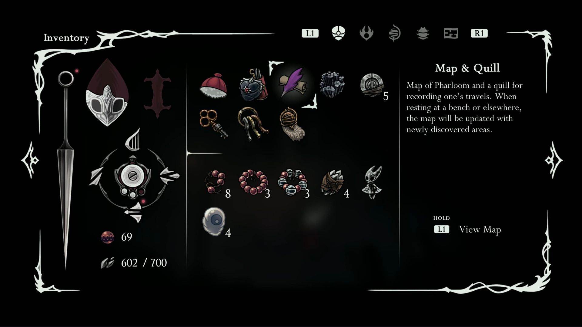 Torment Trobbio's Quill Silksong