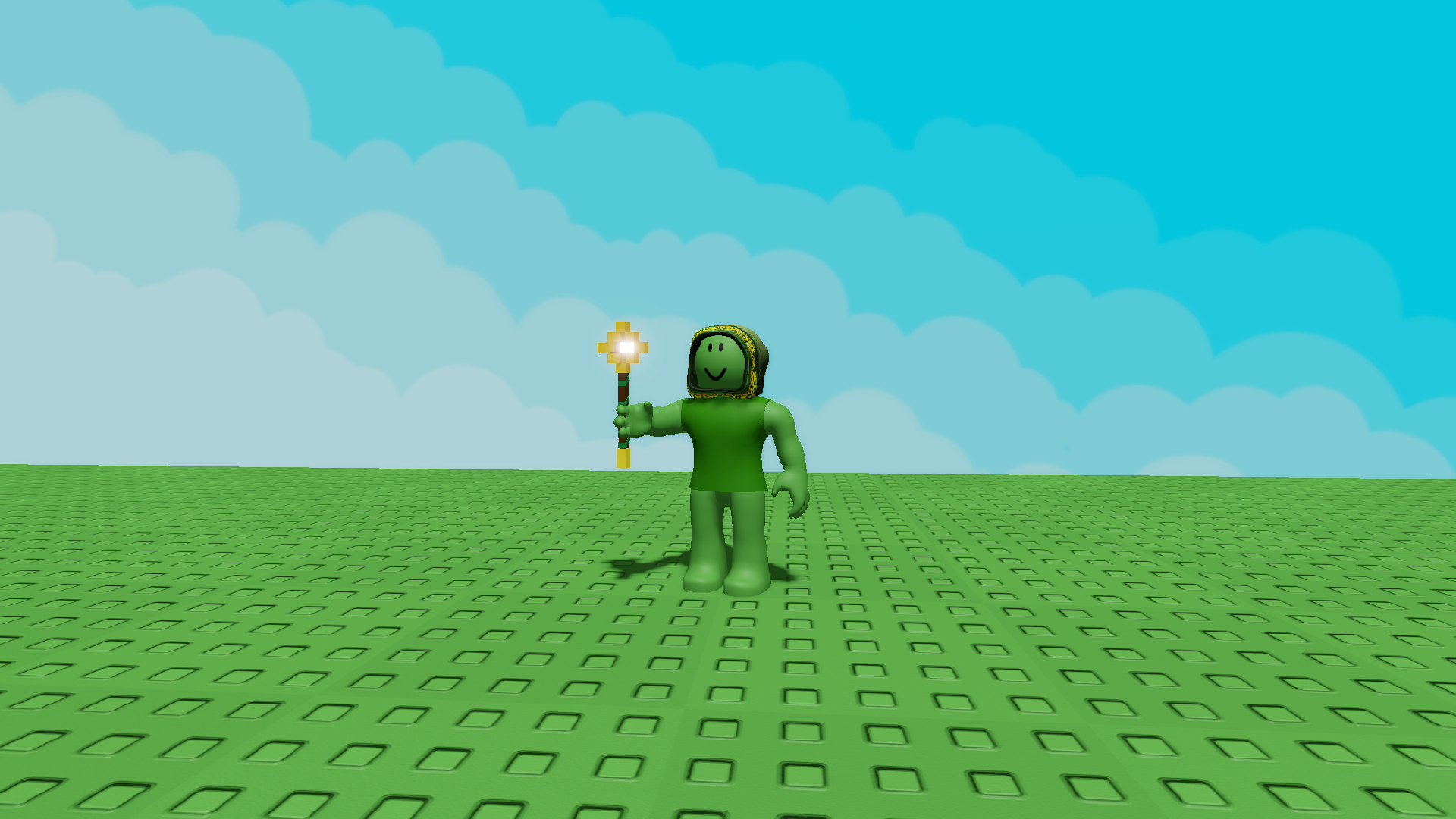 Use the Luminous Wand (Image via Roblox Corporation)