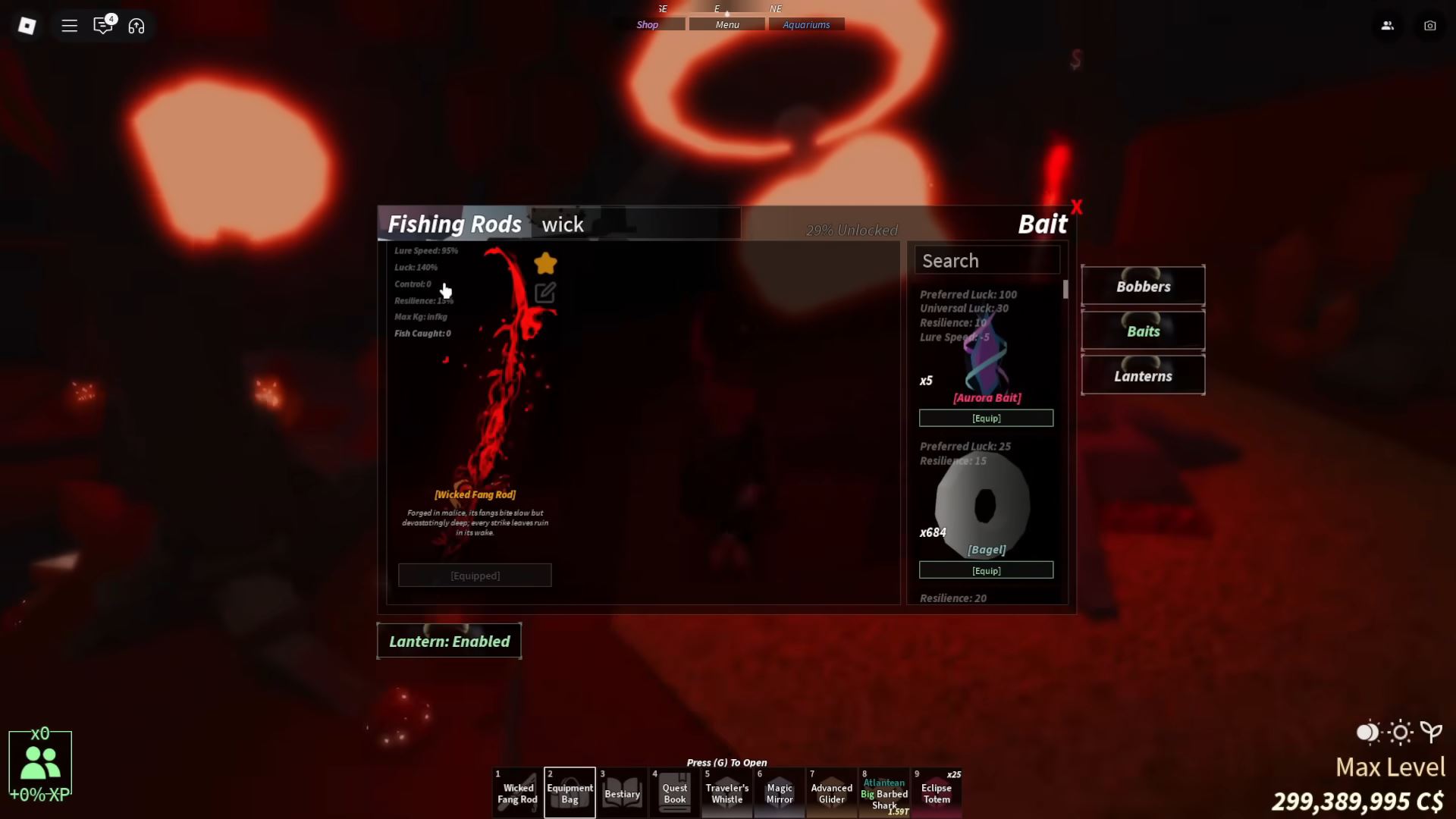 Wicked Fang Rod (Image via Roblox Corporation)