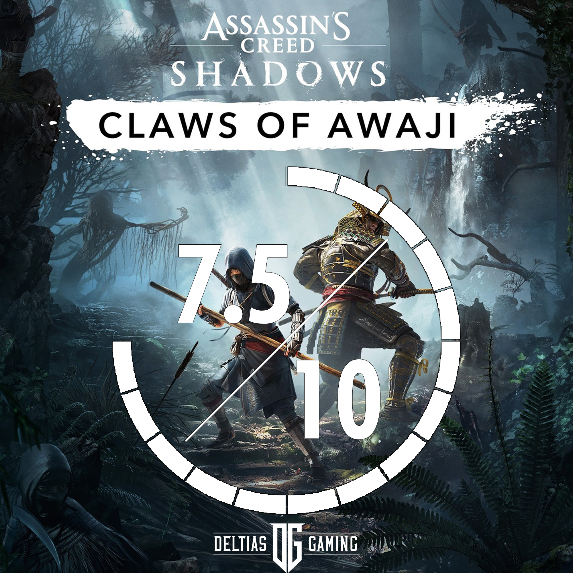 Assassin's Creed Shadows Claws of Awaji DLC scorecard.
