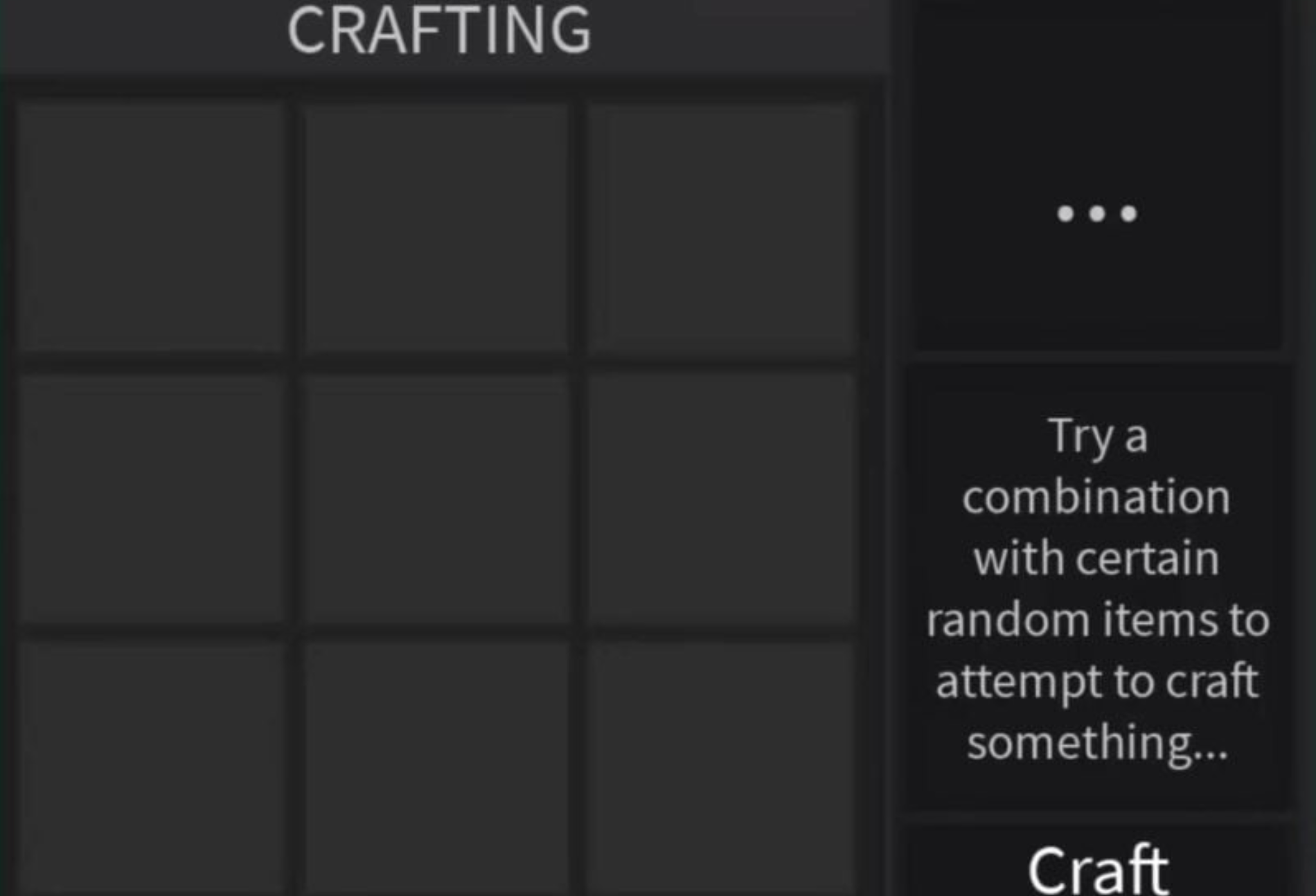 Check out the confirmed crafting recipes (Image via Type Soul | Roblox)