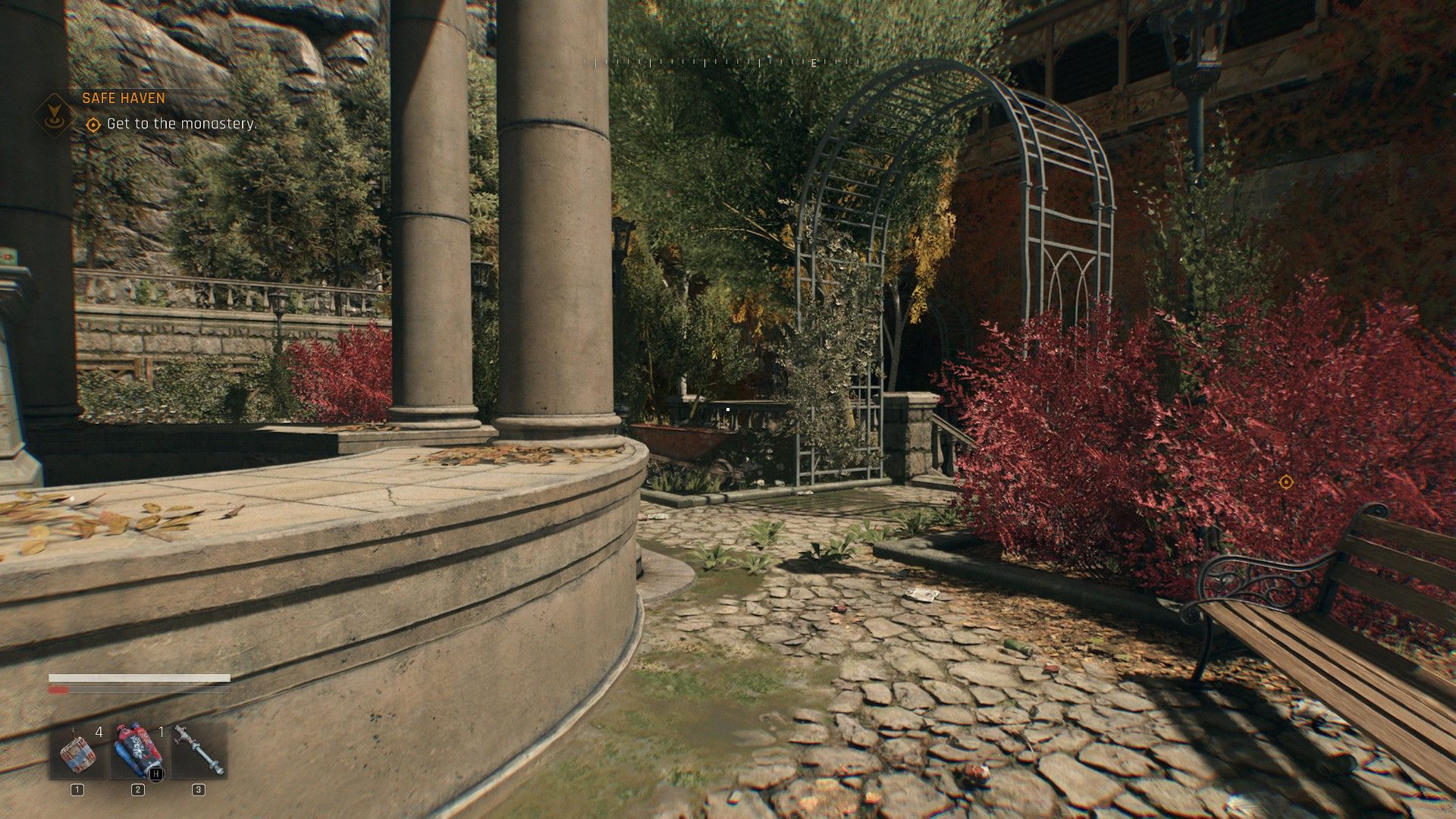 The monastery is a dangerous place (Source: Techland)