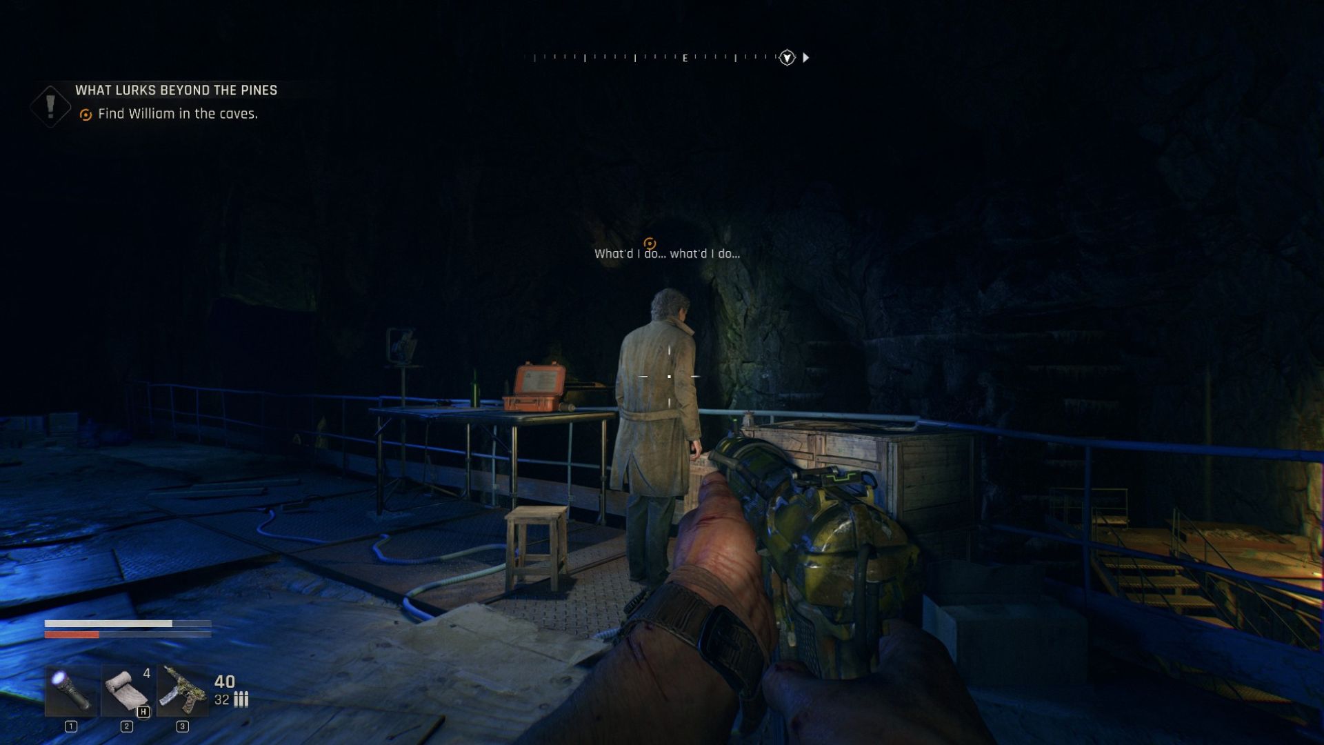 Find William inside the cave (Source: Techland)