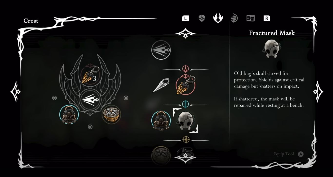Fractured Mask gives Hornet a second wind ability.