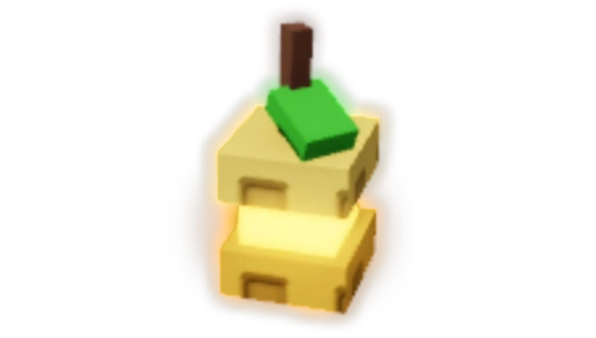 Get the Golden Peach via the Fall Seed Shop (Image via The Garden Game | Roblox)