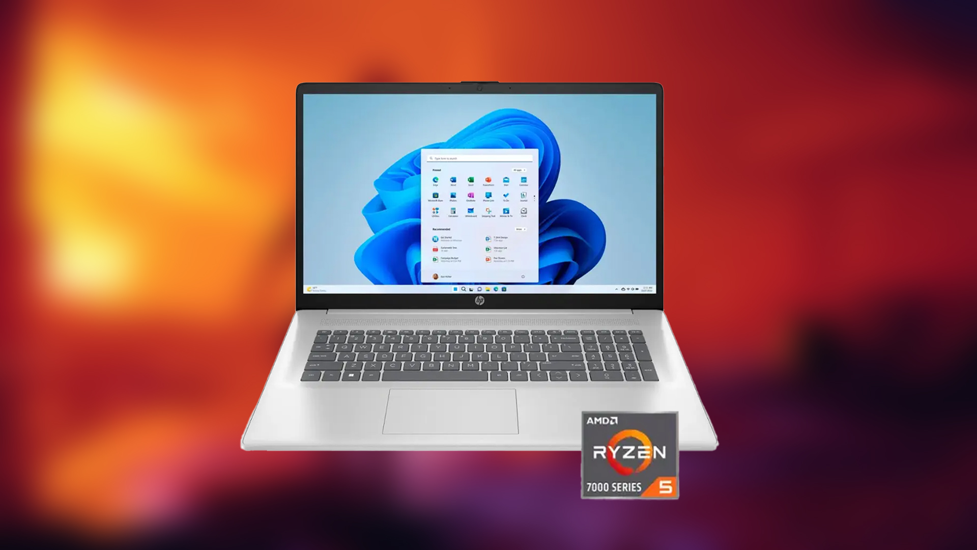 Image showing the HP 17 inch laptop