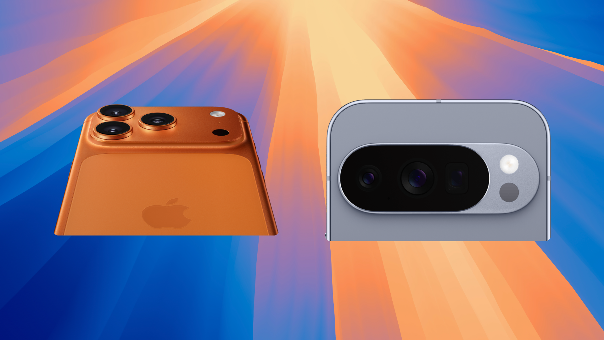 An image of iPhone 17 Pro and Google Pixel 10 Pro