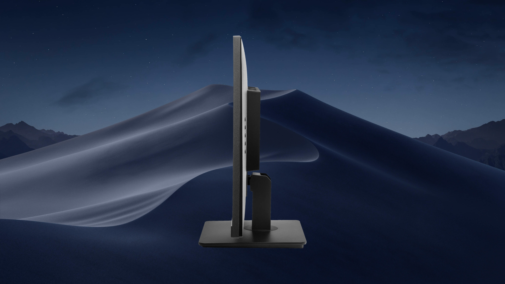 An image of ASRock Phantom Gaming 180 Hz gaming monitor (side)