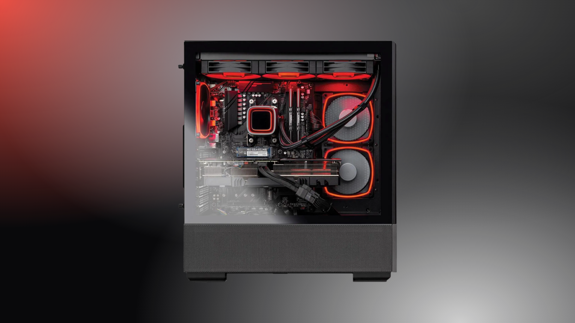 An image of Skytech Azure gaming PC with RTX 5070 (side)