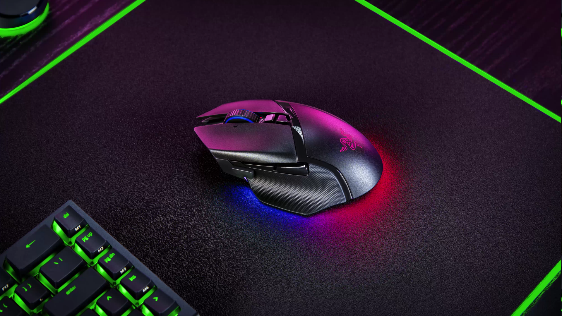 An image of Razer Basilisk V3 Pro on a desk