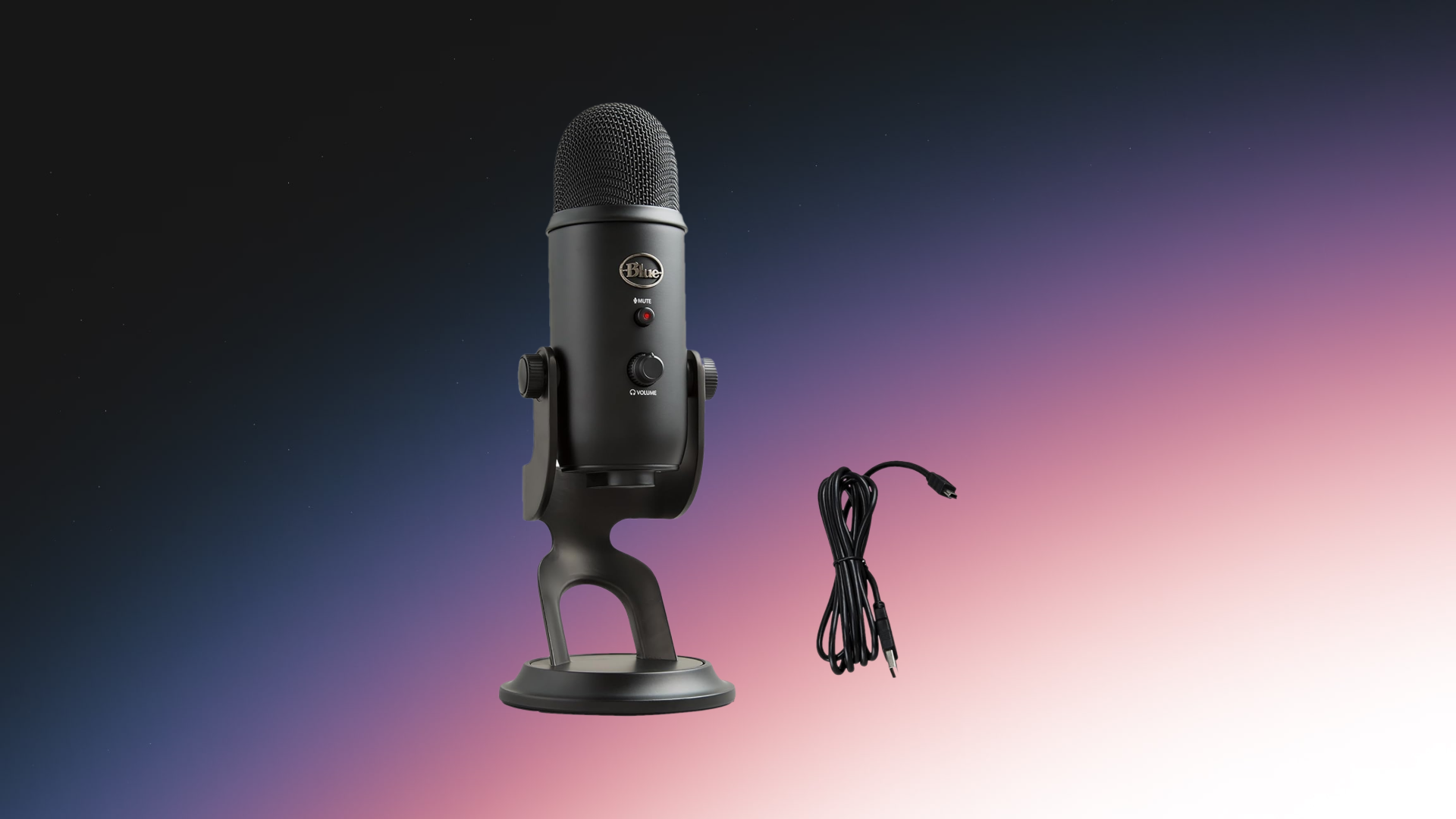 An image of Logitech Blue Yeti USB microphone