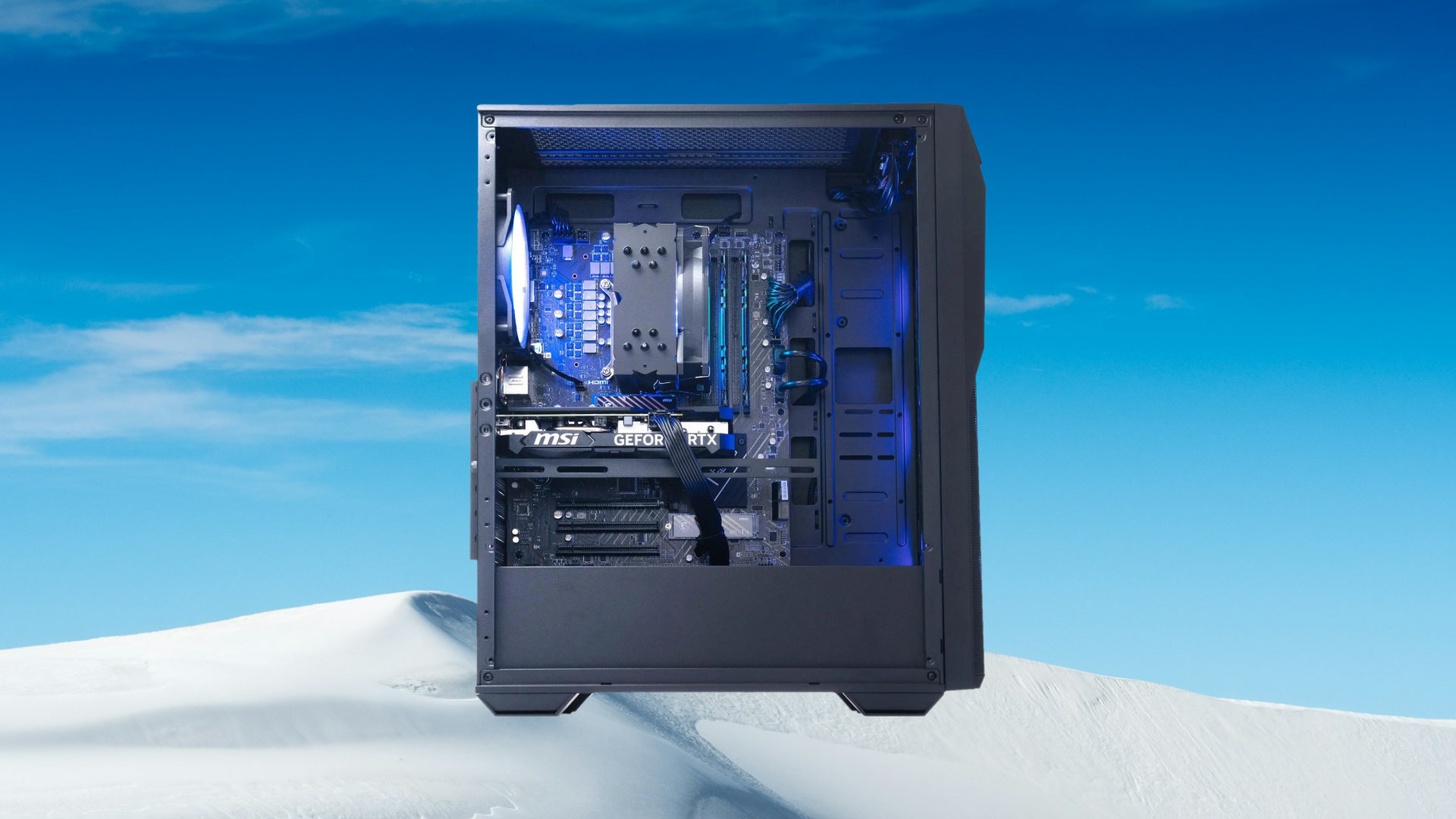 This PC offers excellent 1080p and 1440p performance (Image via MSI | Deltia's Gaming)