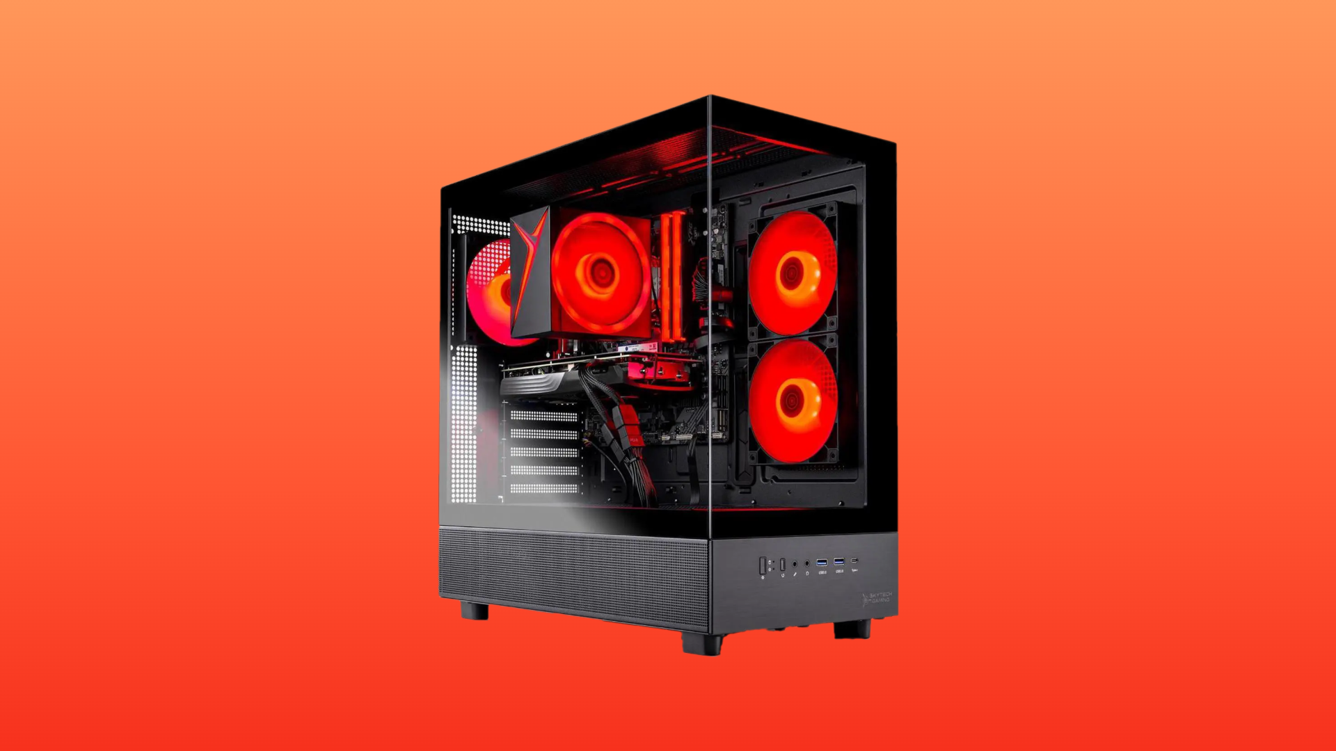An image of Skytech Azure gaming PC with RTX 5060 Ti