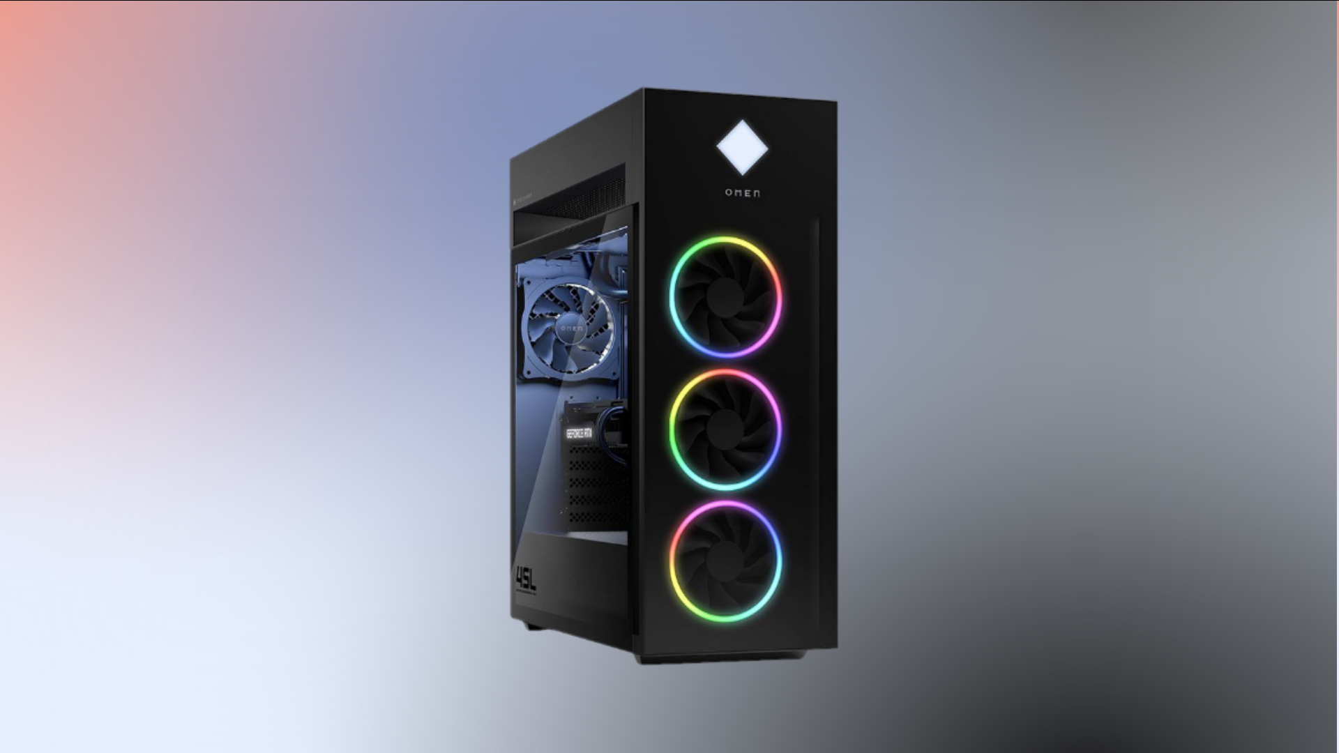 An image of HP Omen 45L gaming PC with RTX 5090