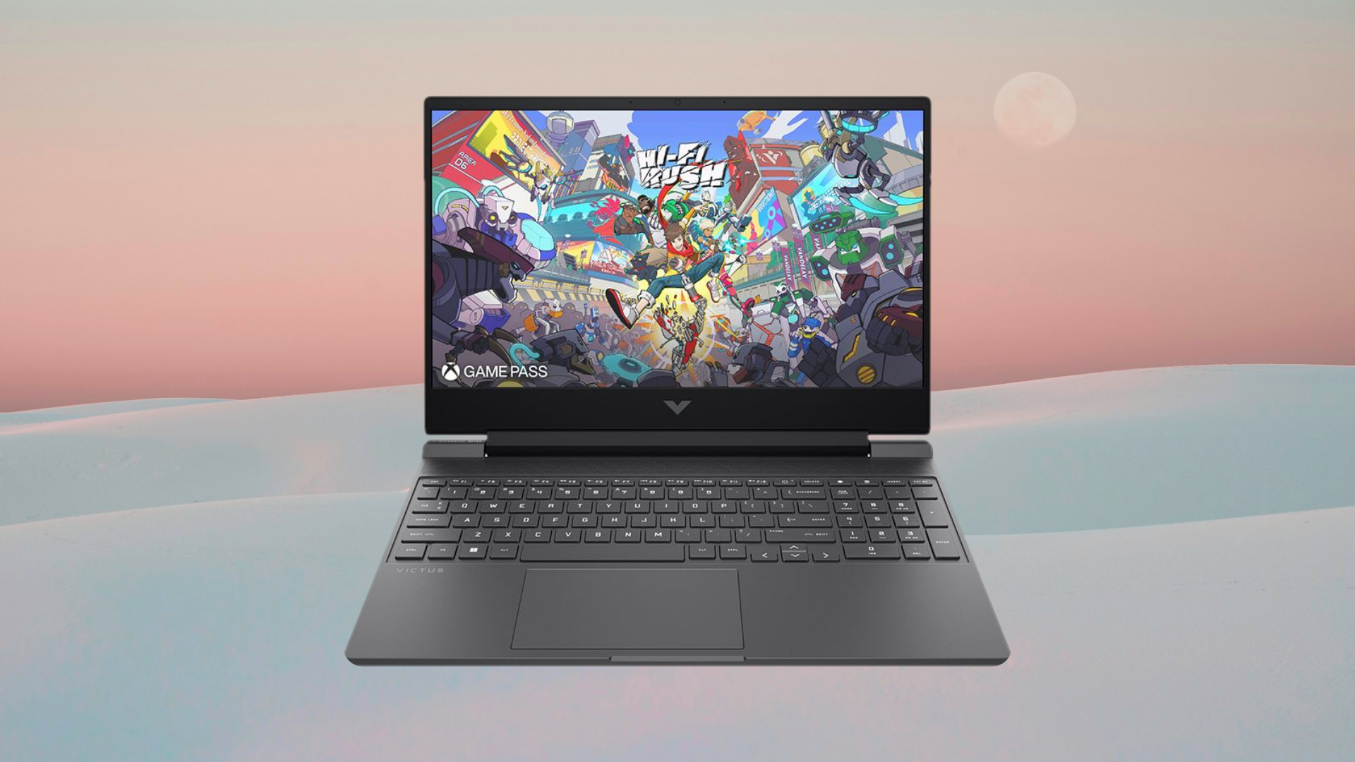 An image of HP Victus gaming laptop with RTX 5060
