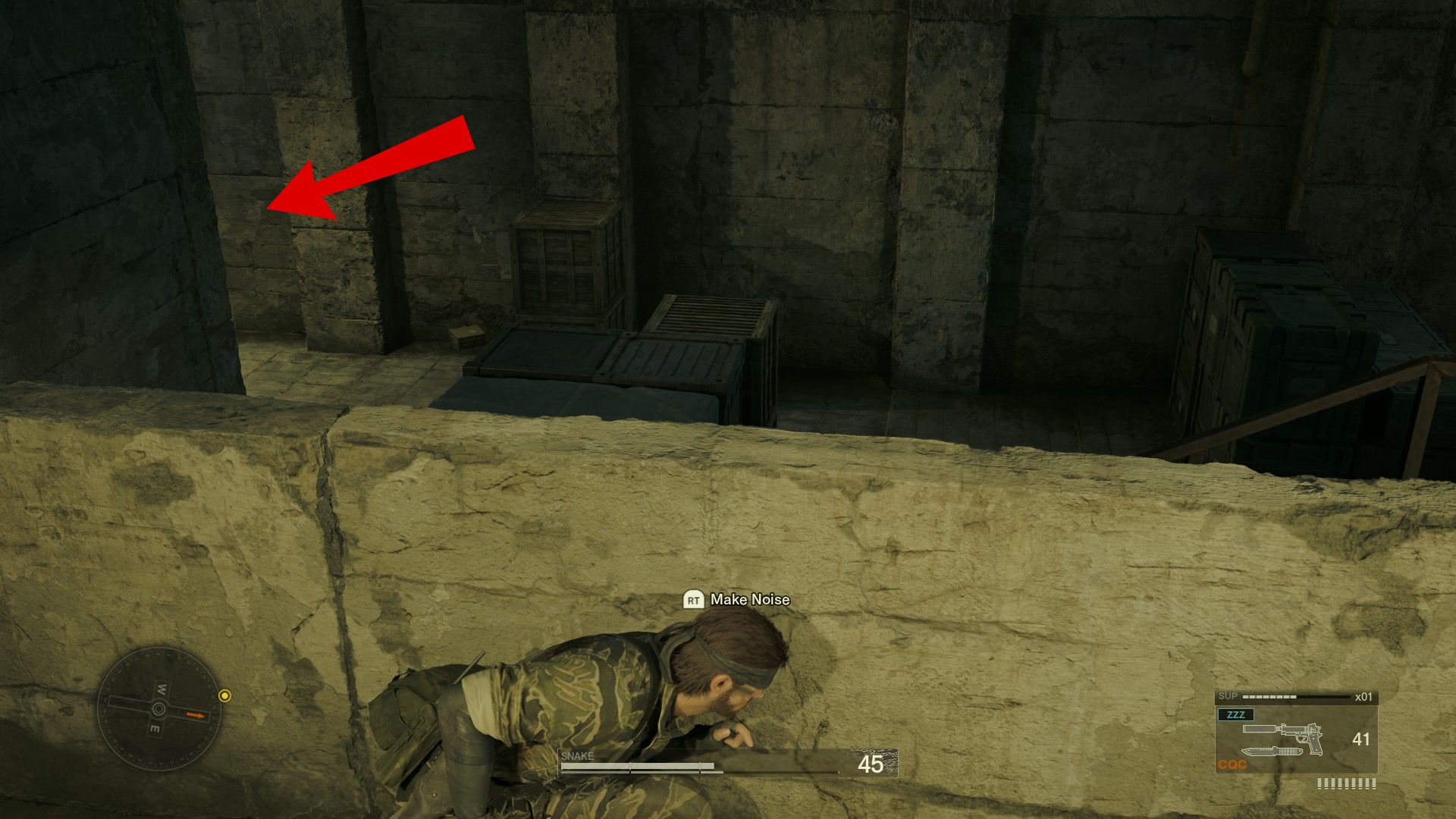 One of the locations you can find the goggles in (Source: Konami)