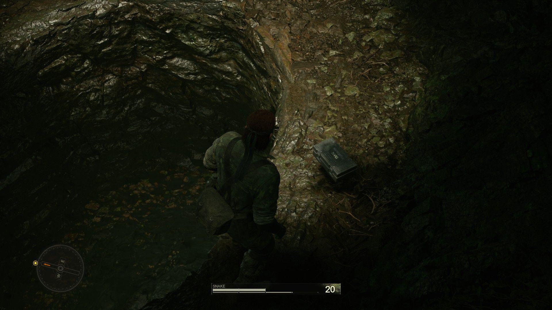 You'll find the Night Vision Goggles here (Source: Konami)