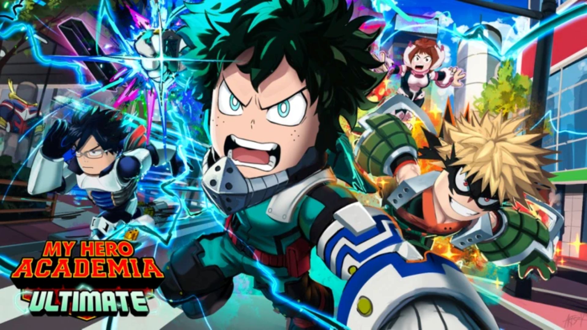 Redeeming codes for My Hero Academia Ultimate (Image via Roblox)
