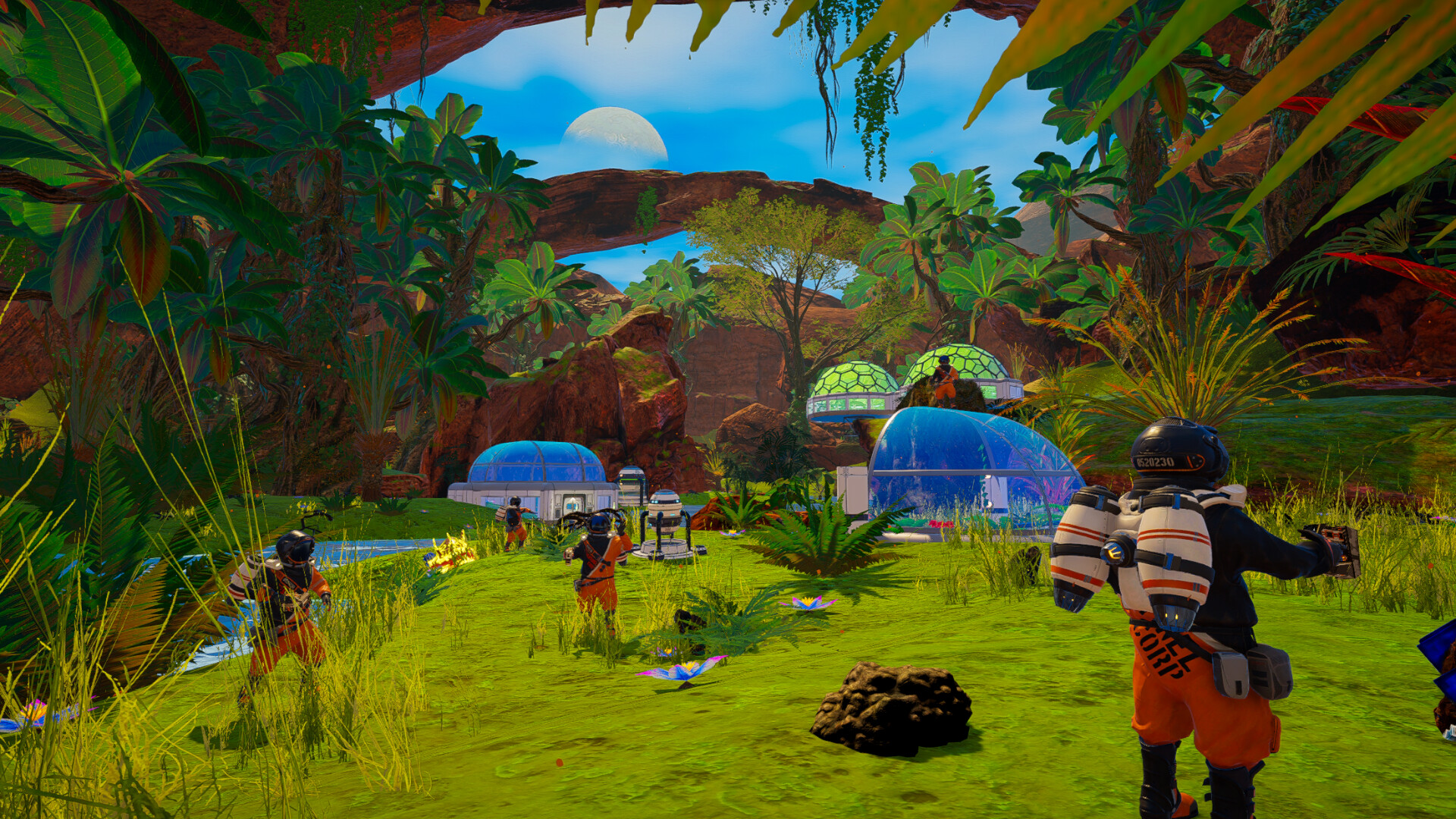 Screenshot from the game: Planet Crafter