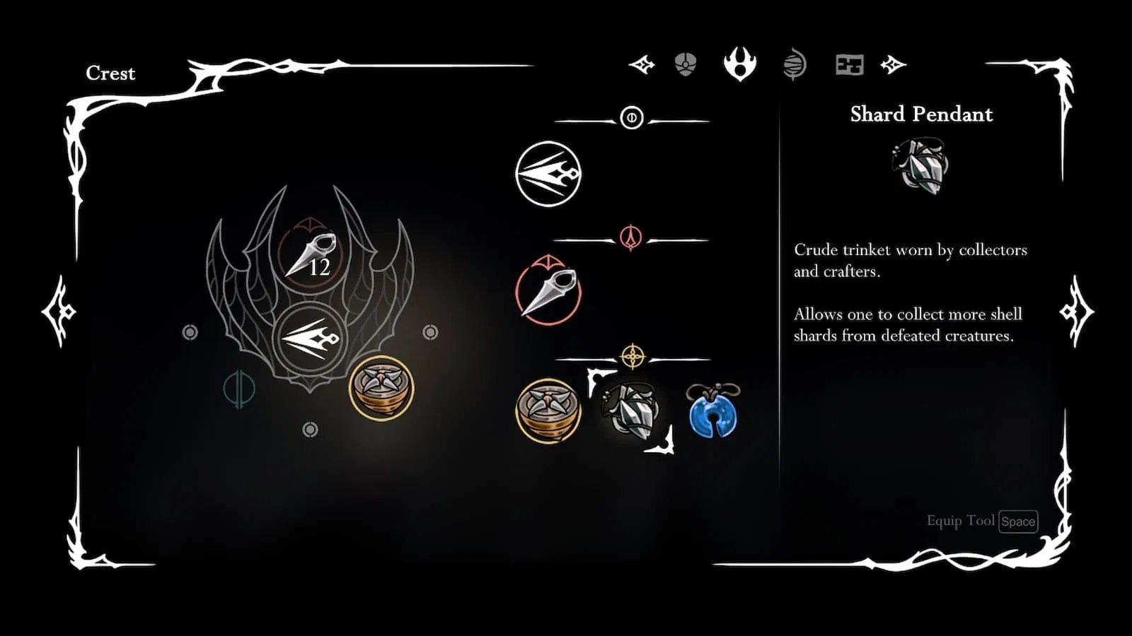 Shards in Hollow Knight Silksong (Image via Team Cherry)