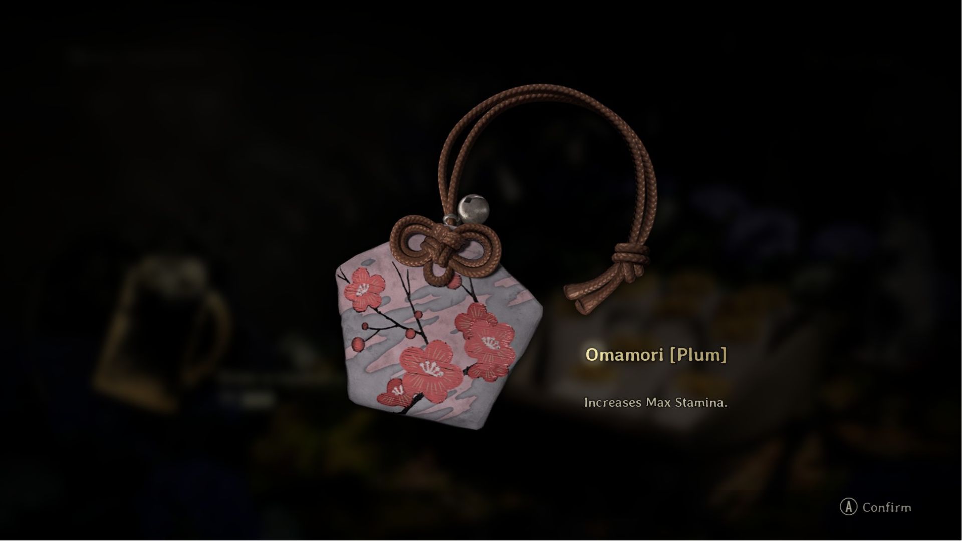 Omamori are equippable charms (Source: Konami)