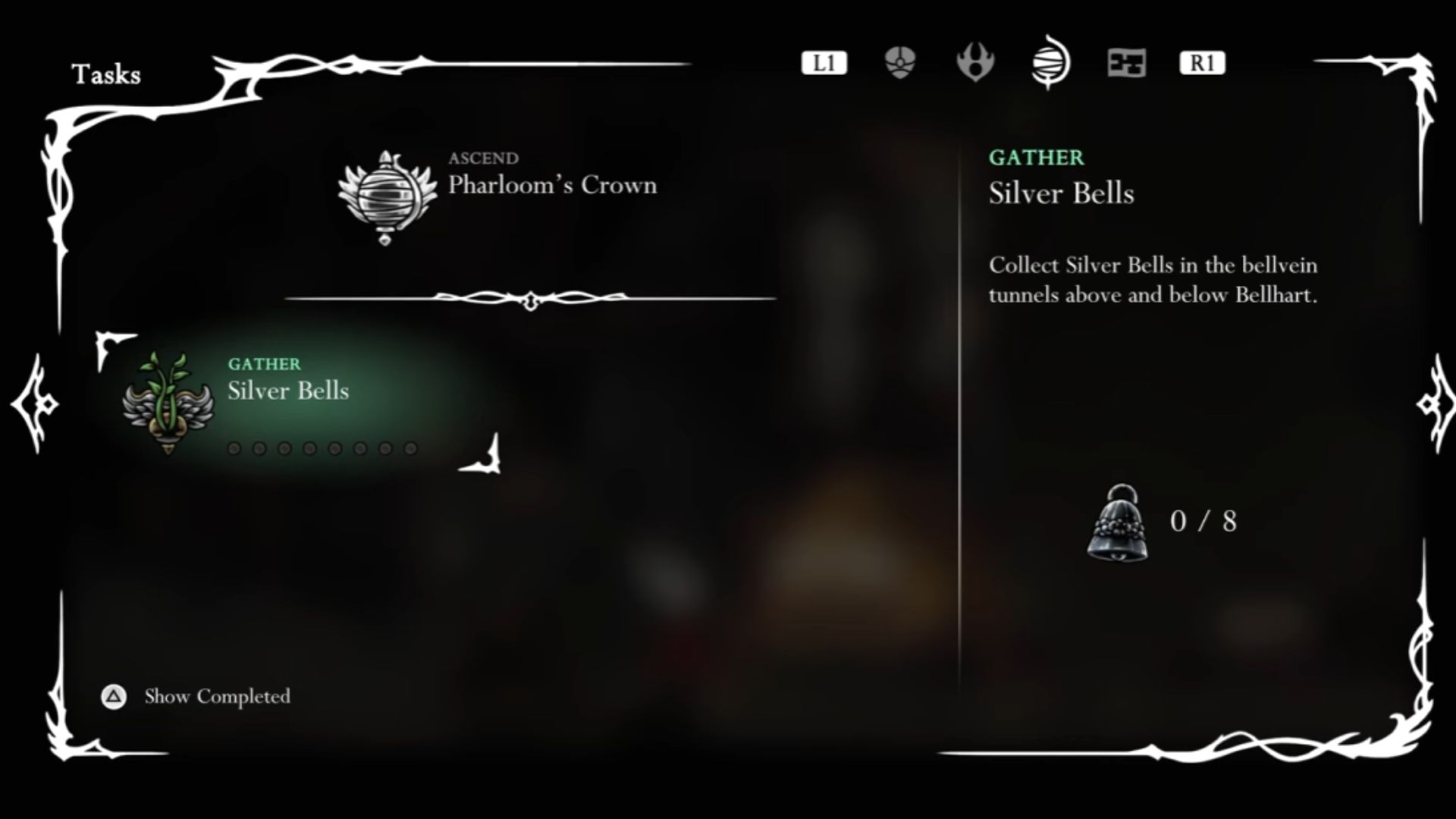 You have to find eight Silver Bells (Source: Team Cherry | ConCon/YouTube)