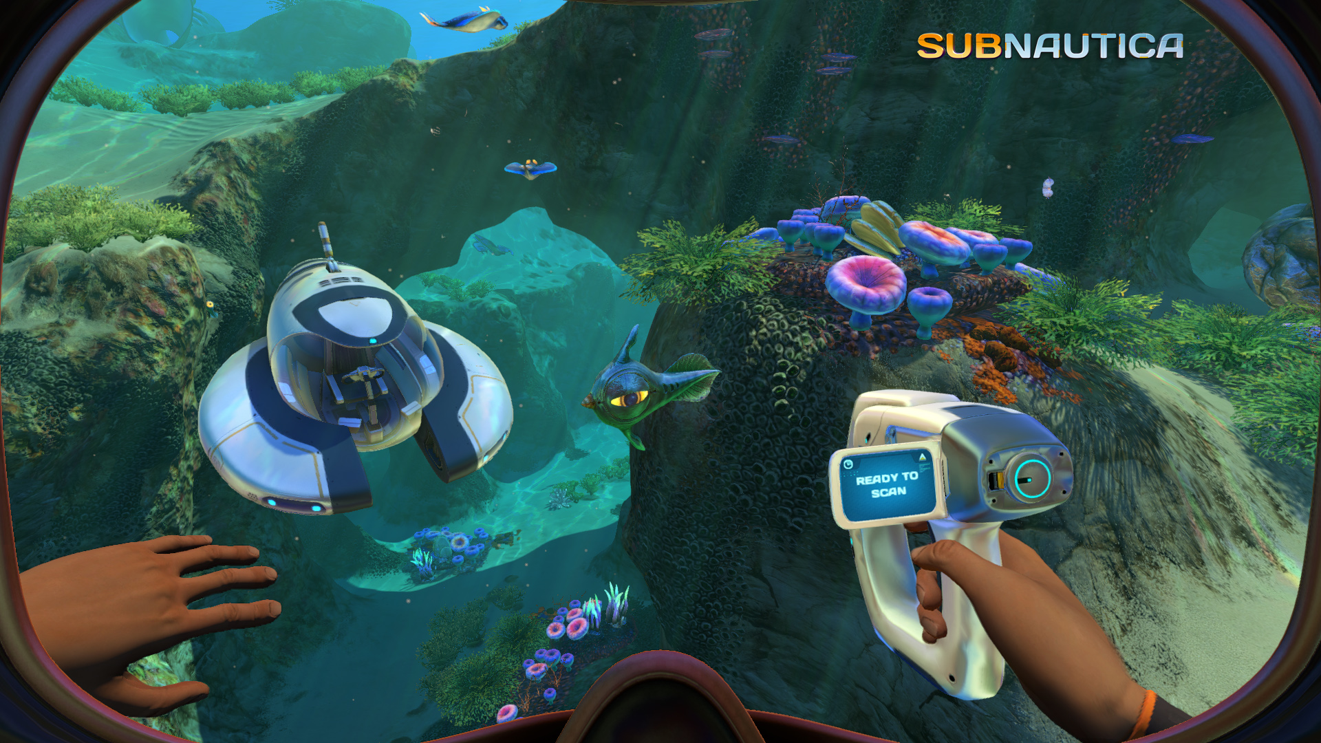 Screenshot from the game: Subnautica