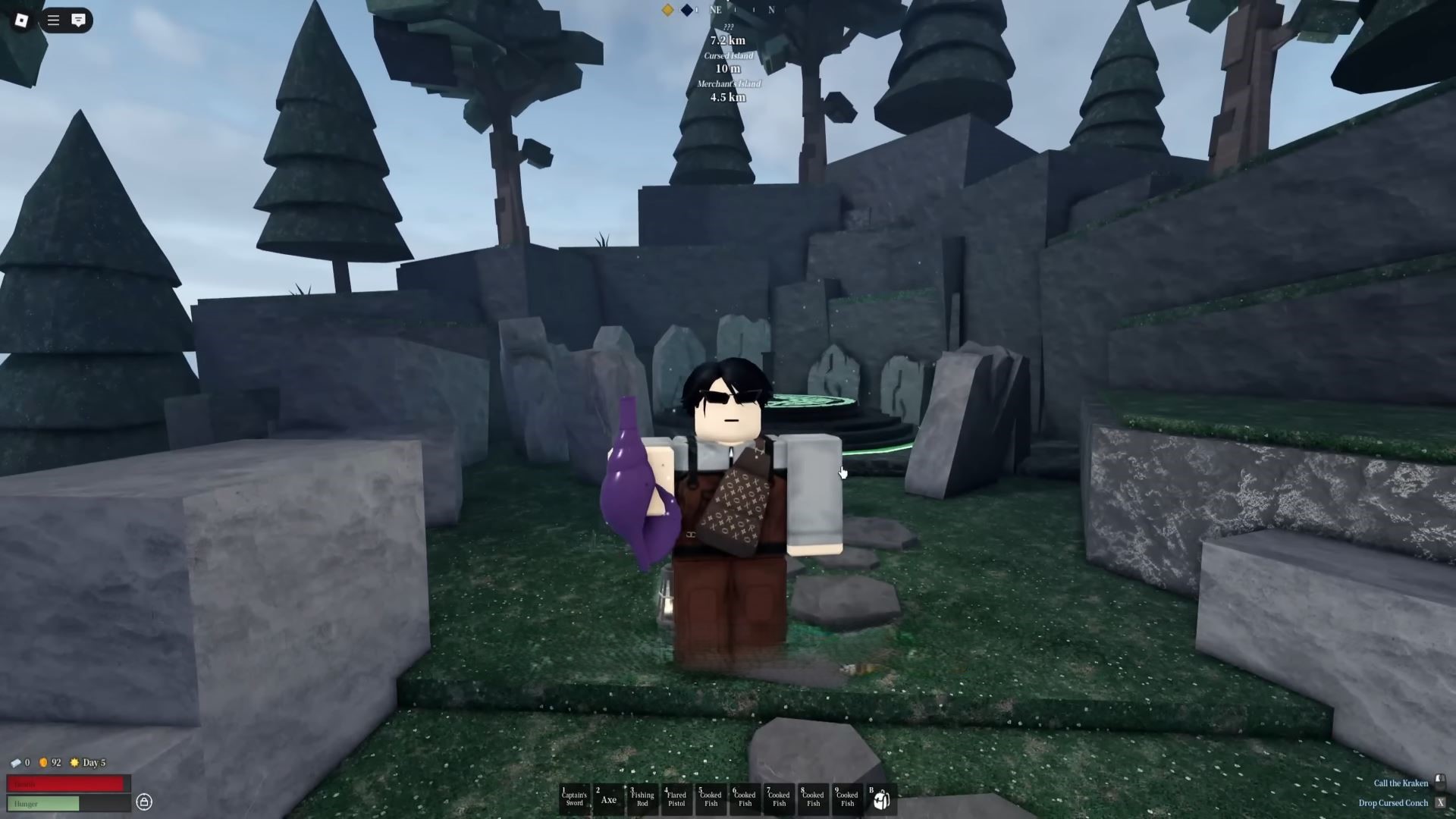 the Cursed Conch (Image via Roblox Corporation)