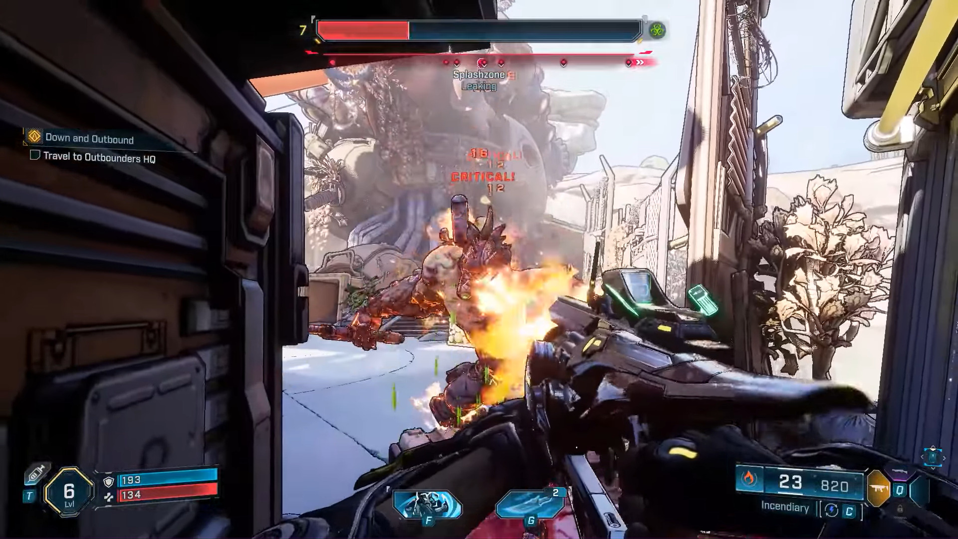 Splashzone is a great way for farming experience and weapons if playing with a friend (Image via 2K | @ryannedits/YouTube)