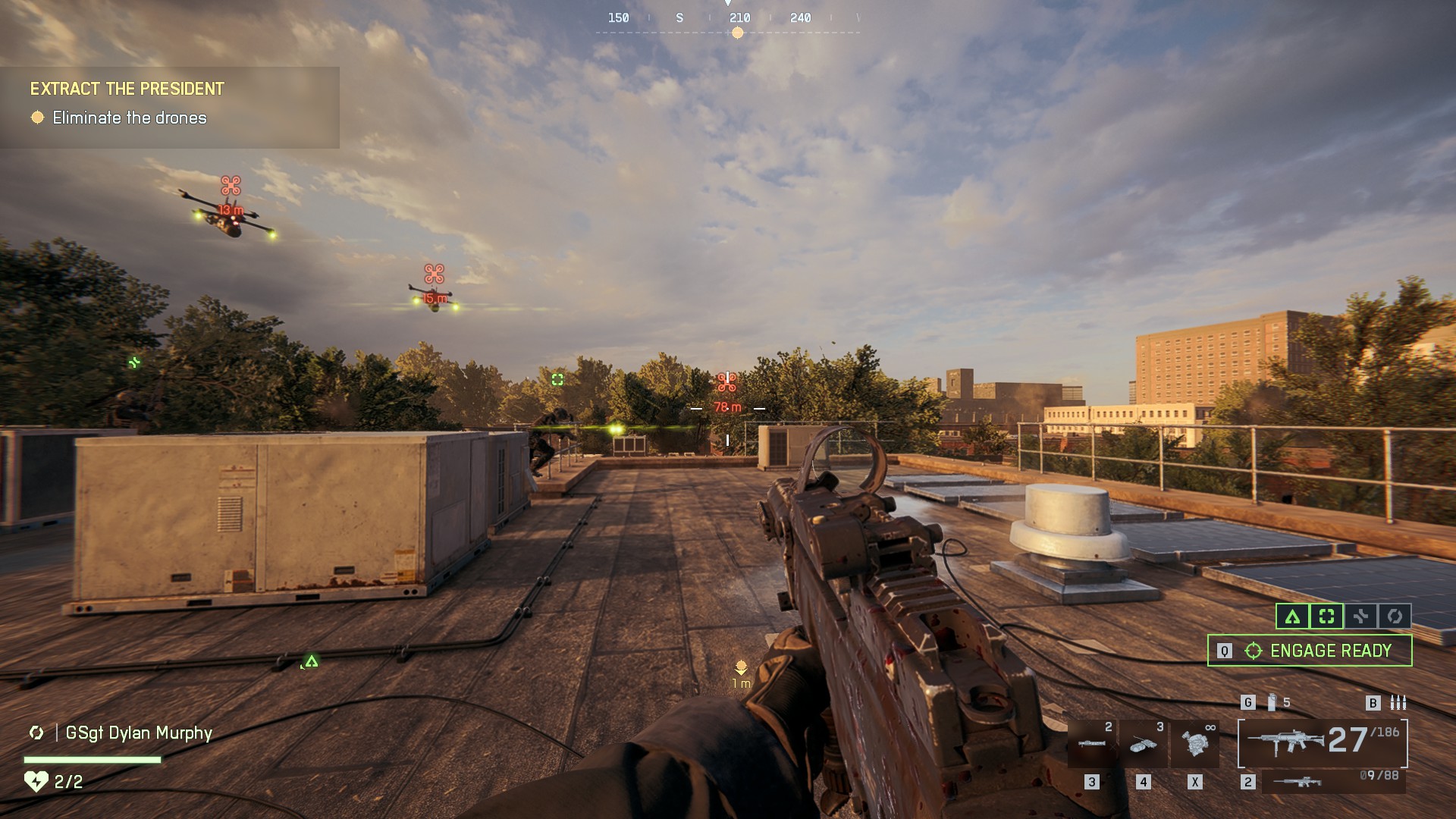 Secure the rooftop for evacuation (Source: Electronic Arts)