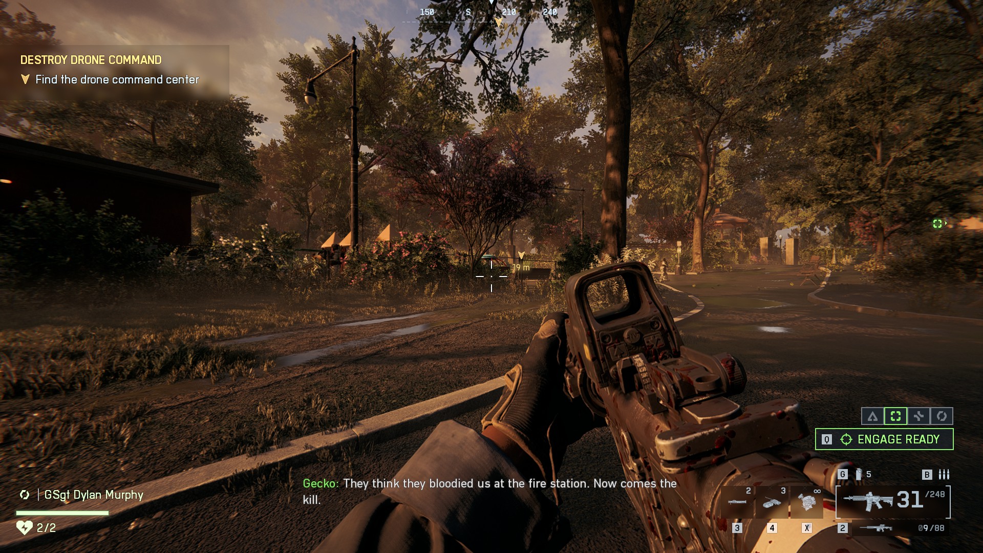 Use C4 to destroy the drone command center (Source: Electronic Arts)