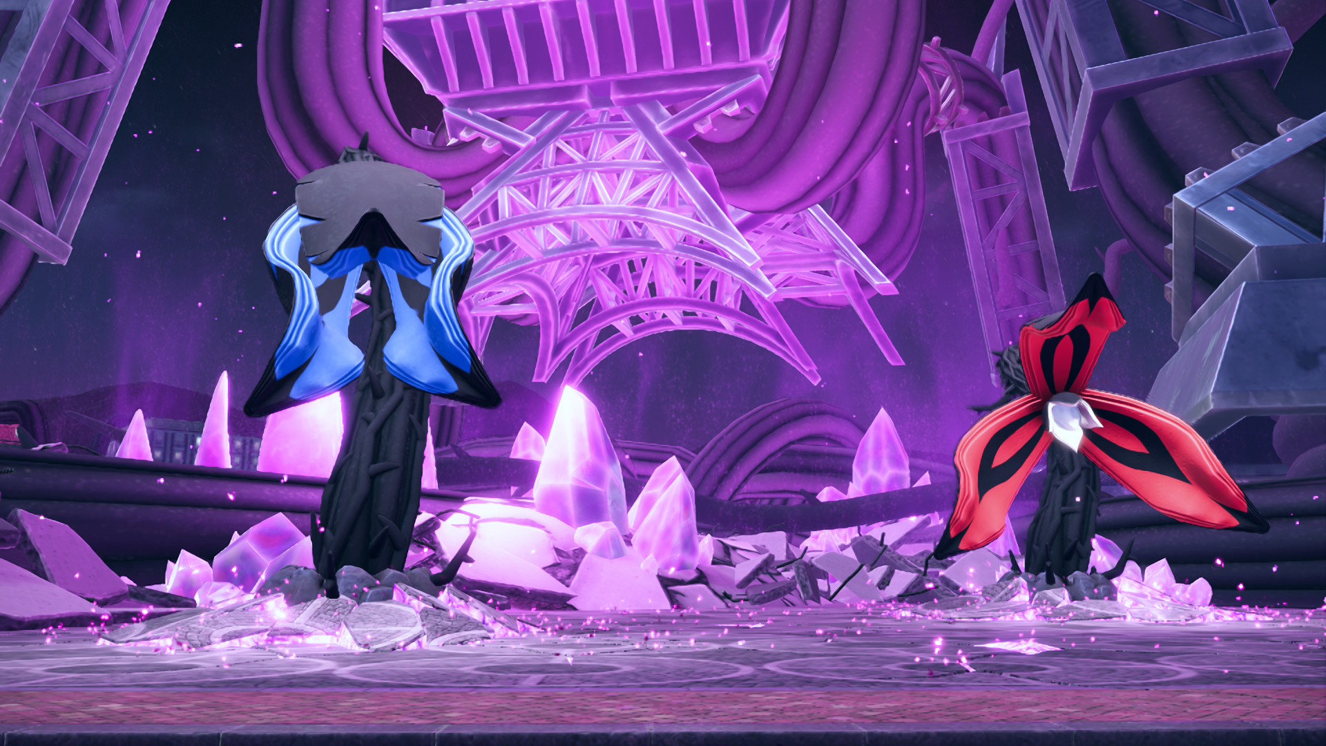 Defeat the two flowers (Image via The Pokemon Company)