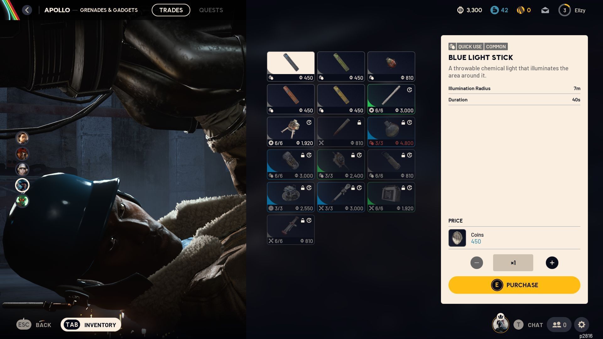 Apollo is an explosion expert (Source: Embark Studios)