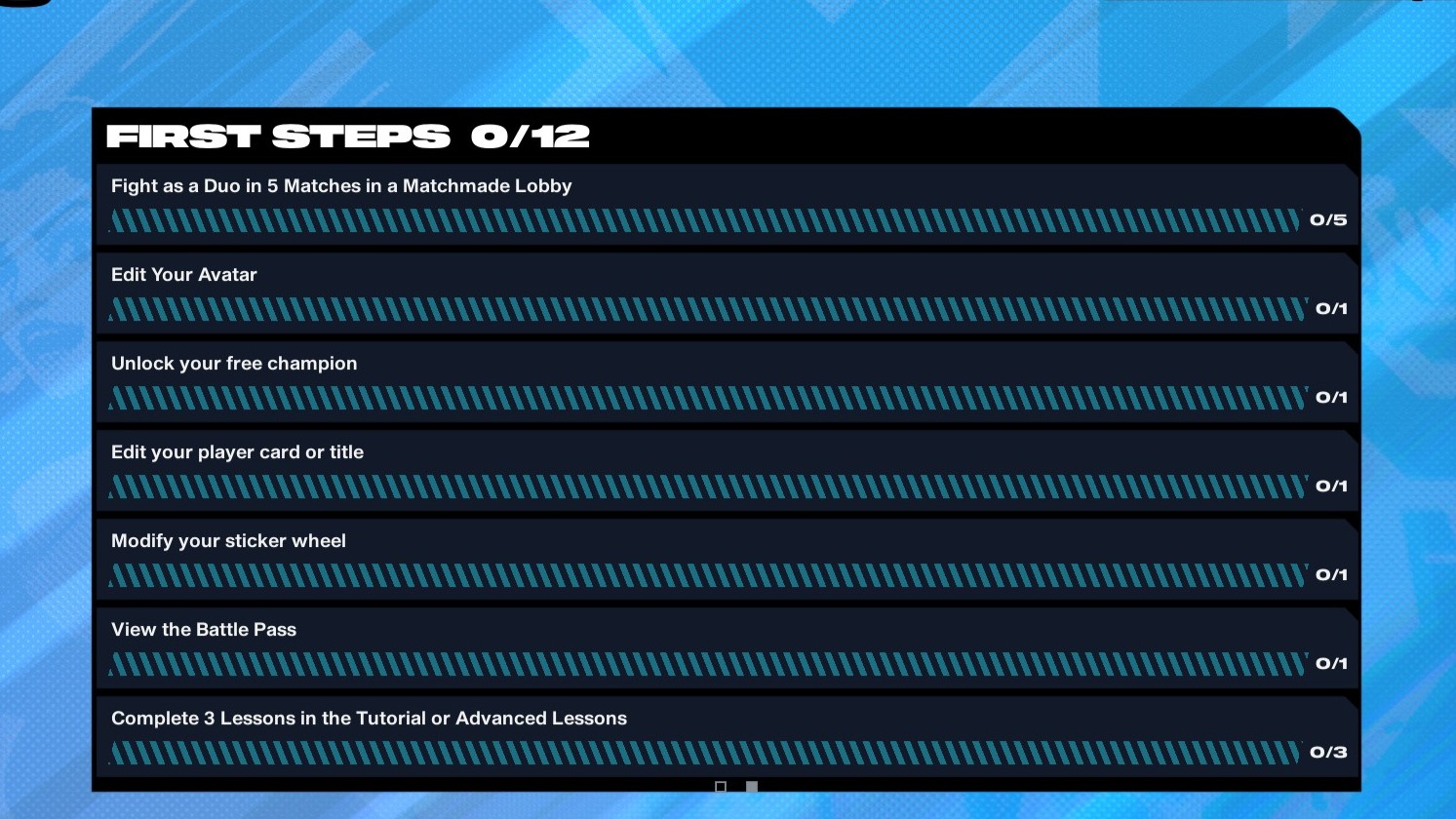 First Steps missions