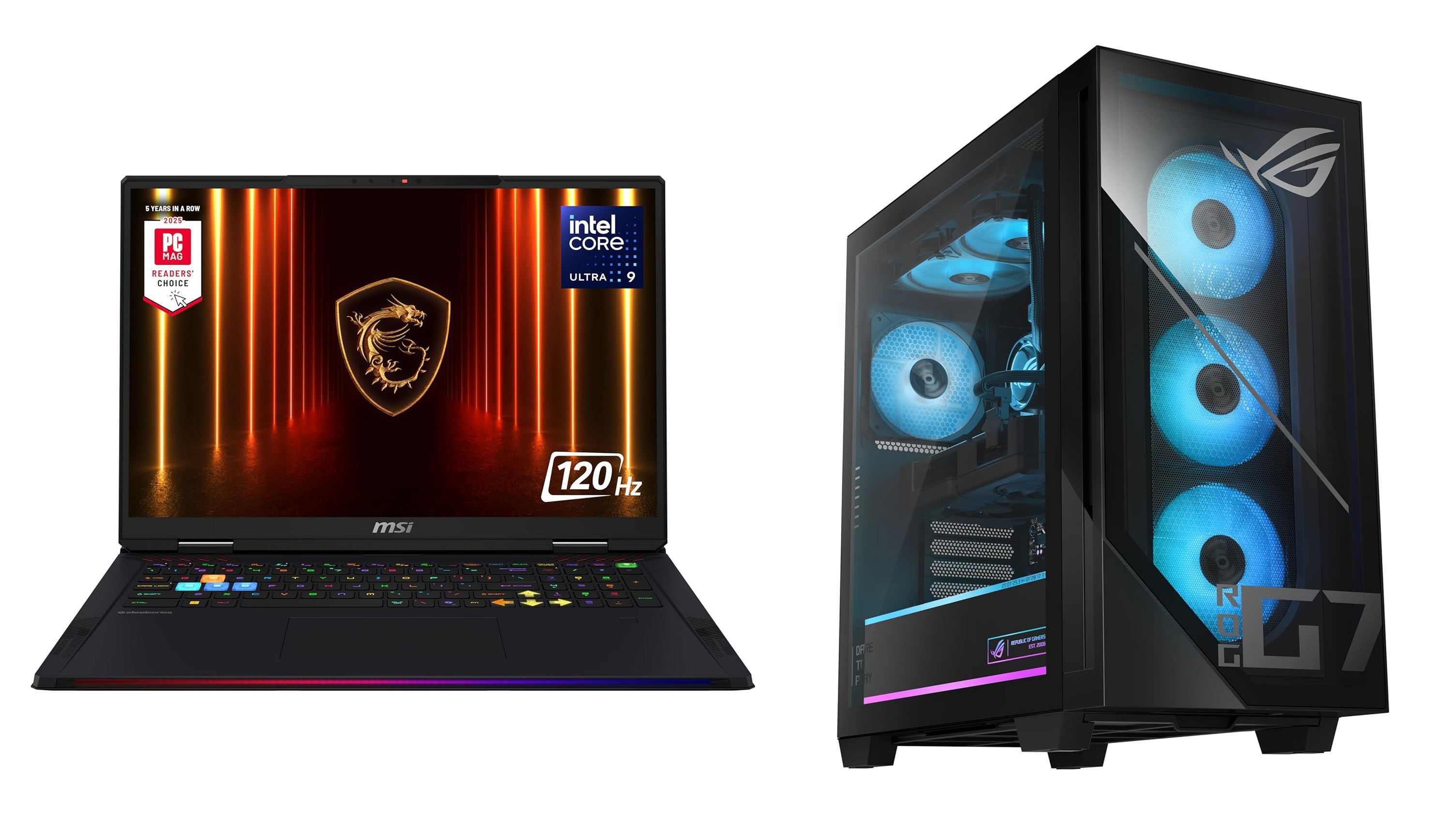 Picture of Nvidia RTX 5090 Laptop vs RTX 5090 Desktop